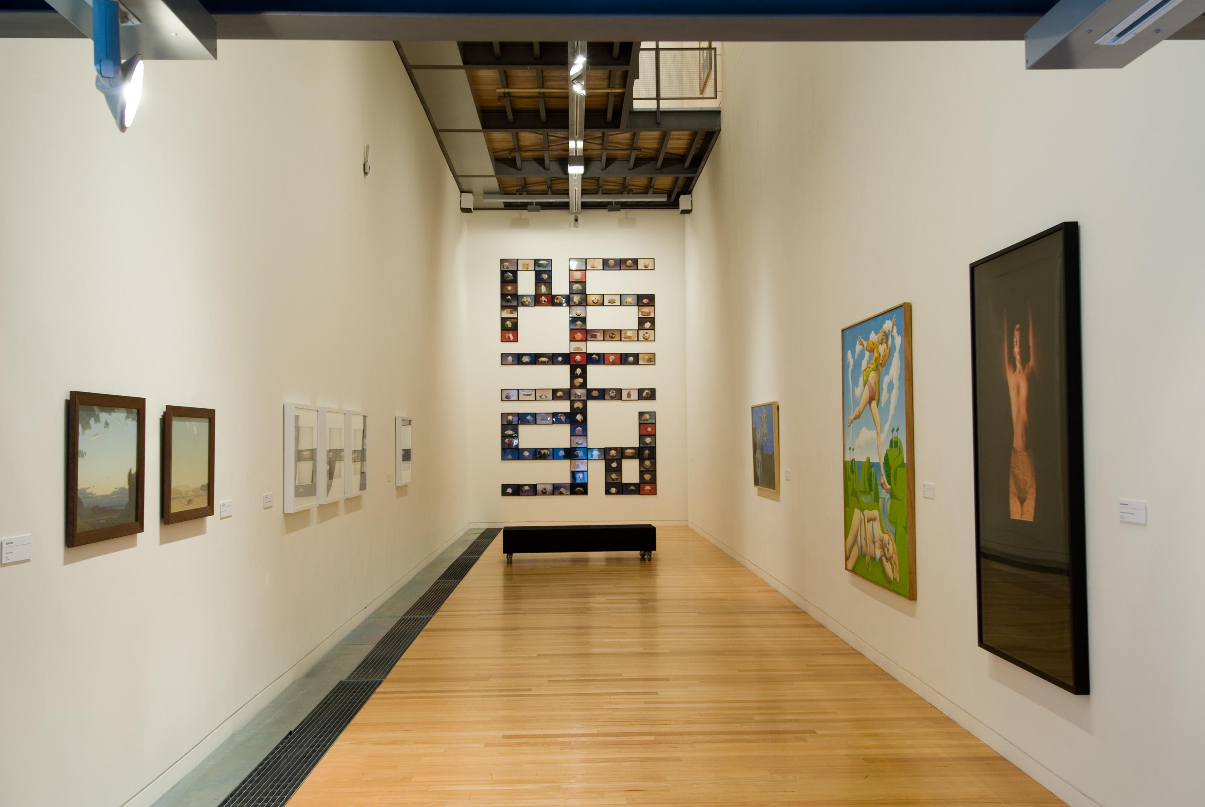 Installation view, In View: Works From the VUW Art Collection, Adam Art Gallery Te Pātaka Toi, Victoria University of Wellington, 2006