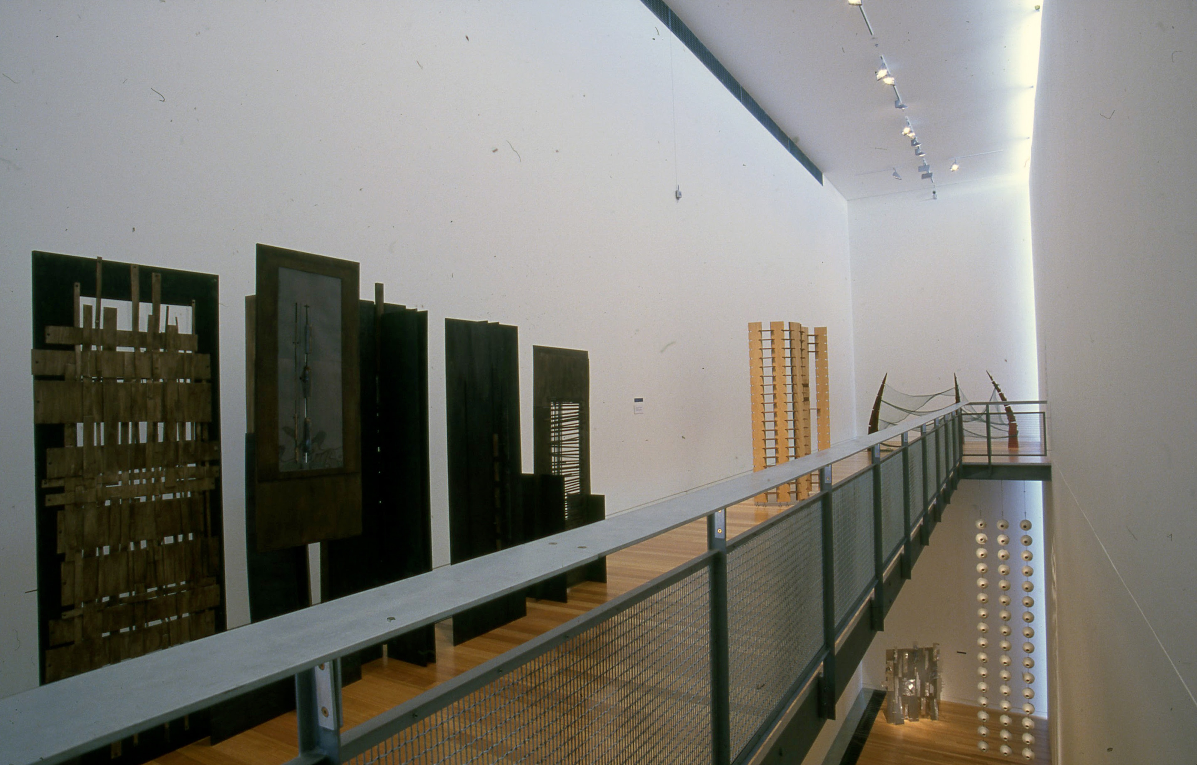 Installation view, Screens: Investigations and Interpretations, Adam Art Gallery Te Pātaka Toi, Victoria University of Wellington, 2000