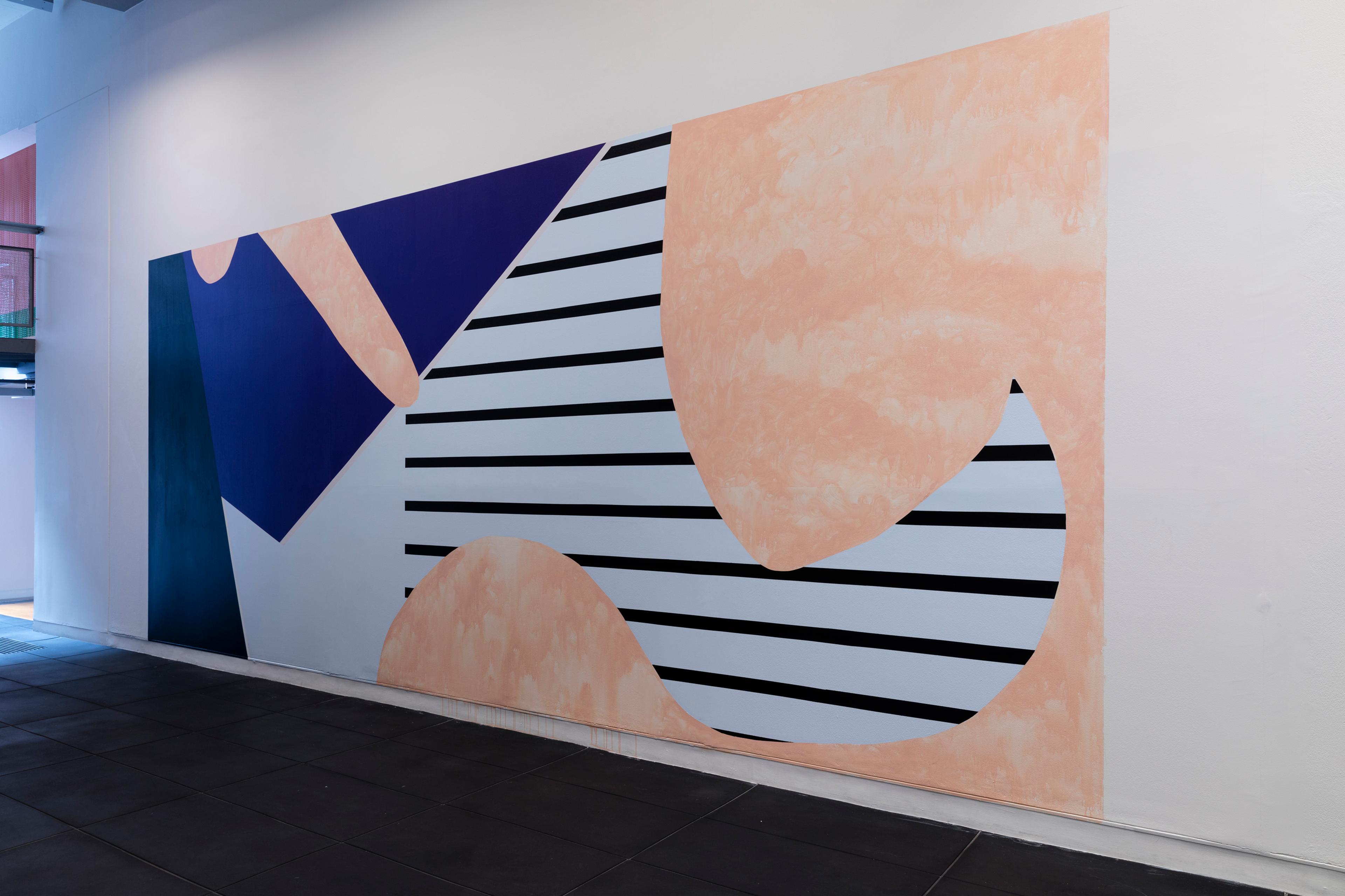 Installation view of BAD VISUAL SYSTEMS: Ruth Buchanan, Judith Hopf, Marianne Wex, Adam Art Gallery Te Pātaka Toi, Victoria University of Wellington, 2016. Photo: Shaun Waugh