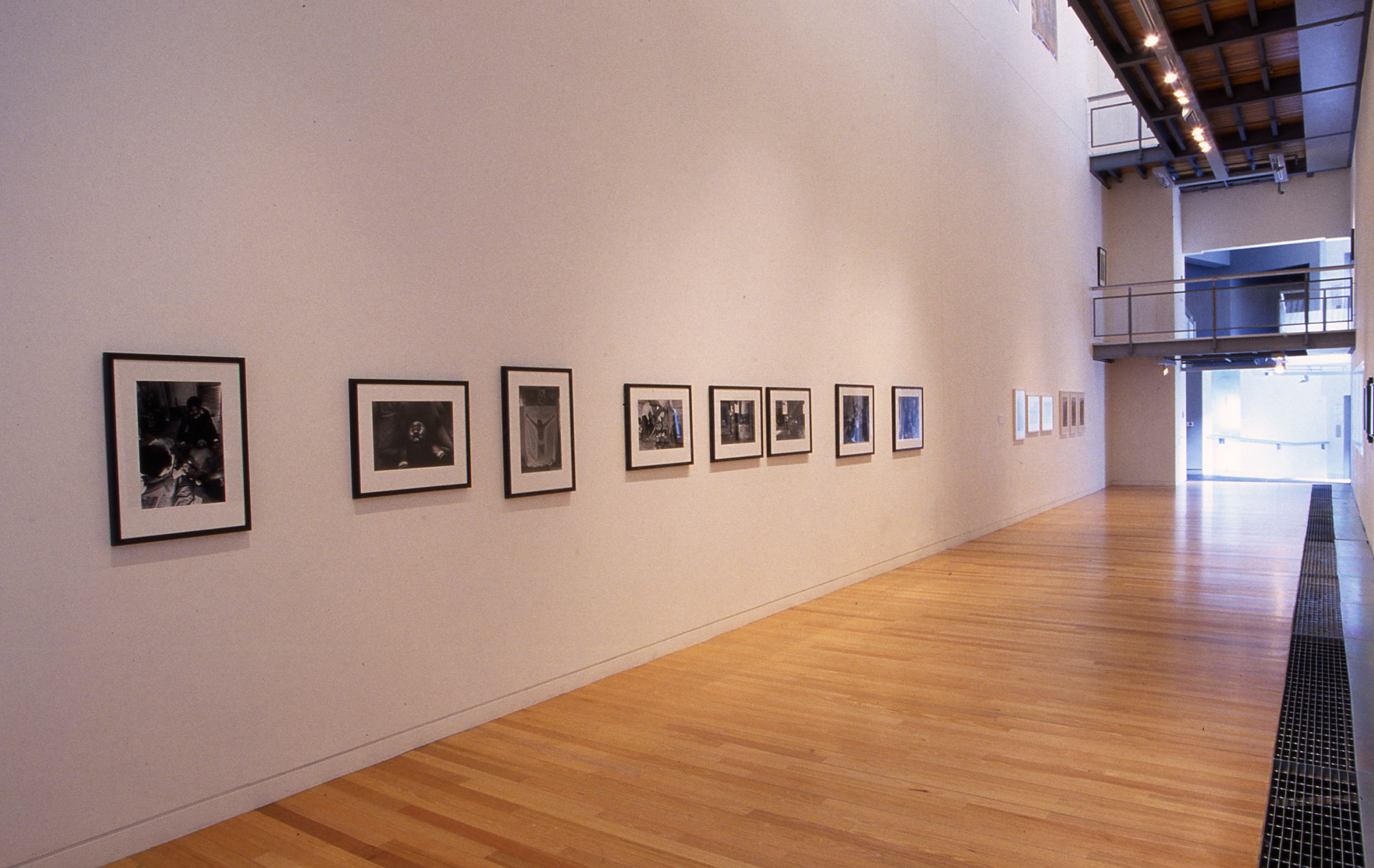 Installation view, Pe’a: Photographs by Mark Adams and Measina Samoa, Adam Art Gallery Te Pātaka Toi, Victoria University of Wellington, 2003