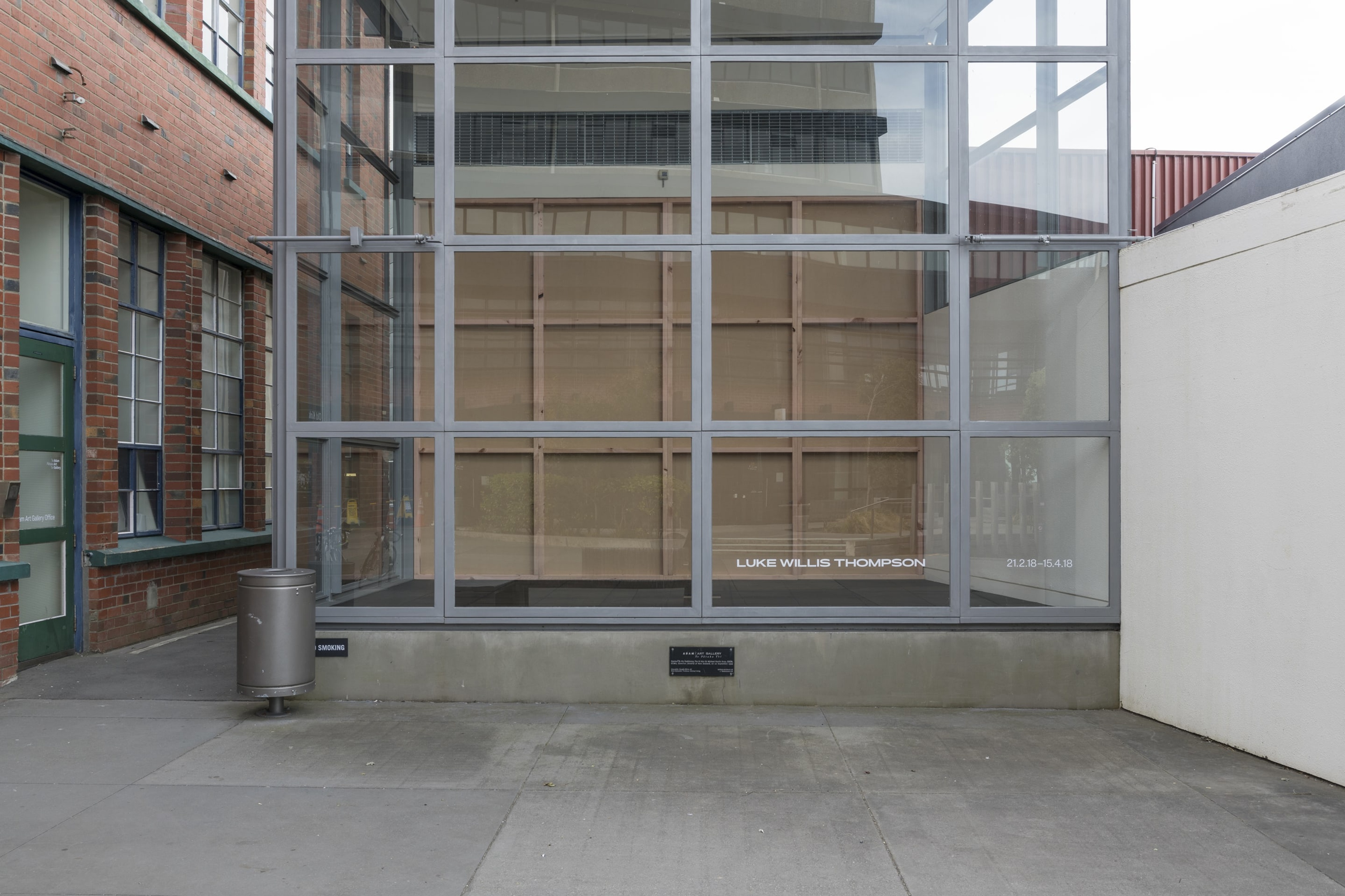 Installation view, Luke Willis Thompson, Adam Art Gallery Te Pātaka Toi, Victoria University of Wellington, 21 February – 15 April 2018