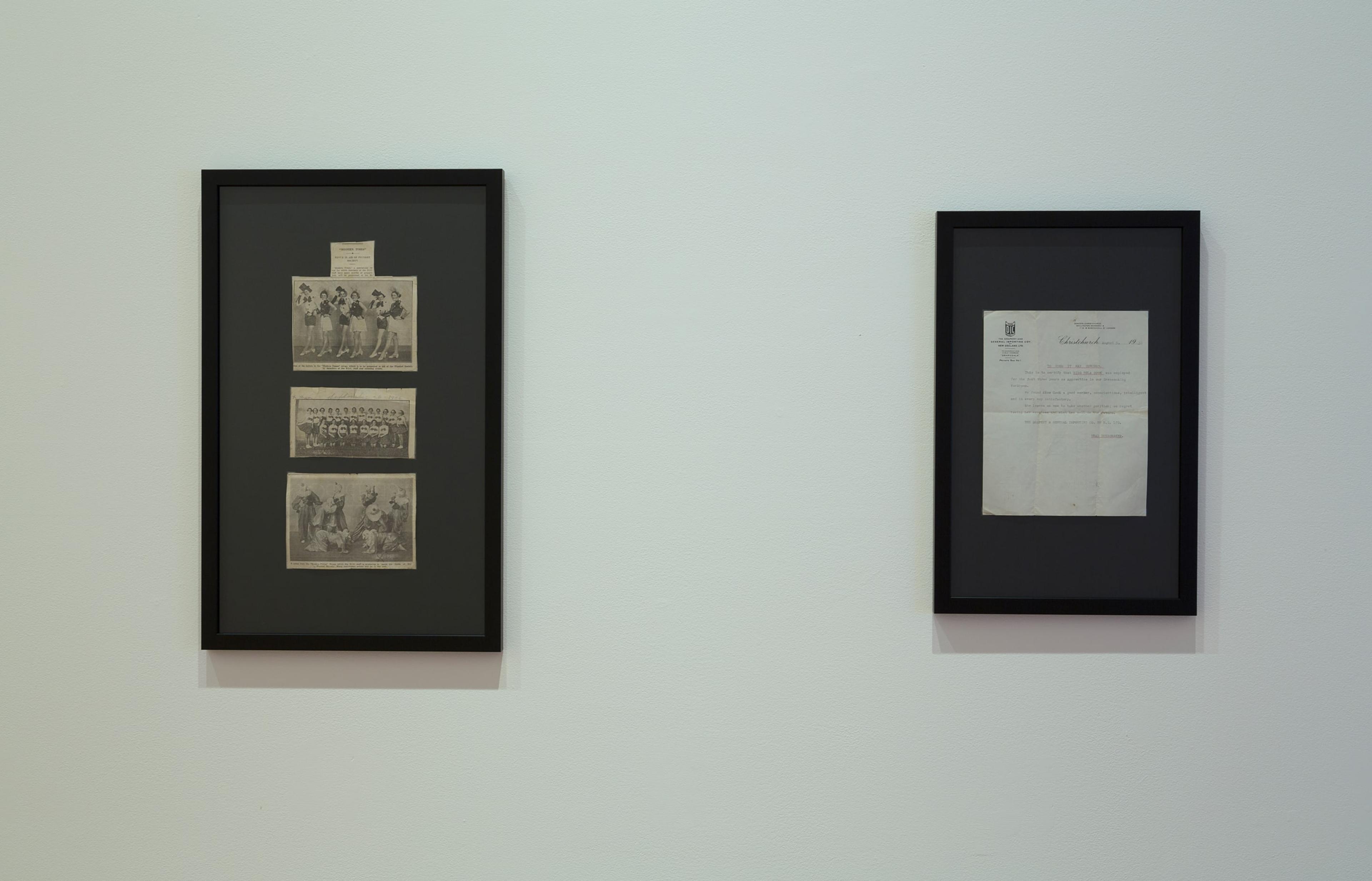 Paul Johns, Mum (2013) at the Adam Art Gallery. Mixed media installation. Photo: Shaun Waugh.