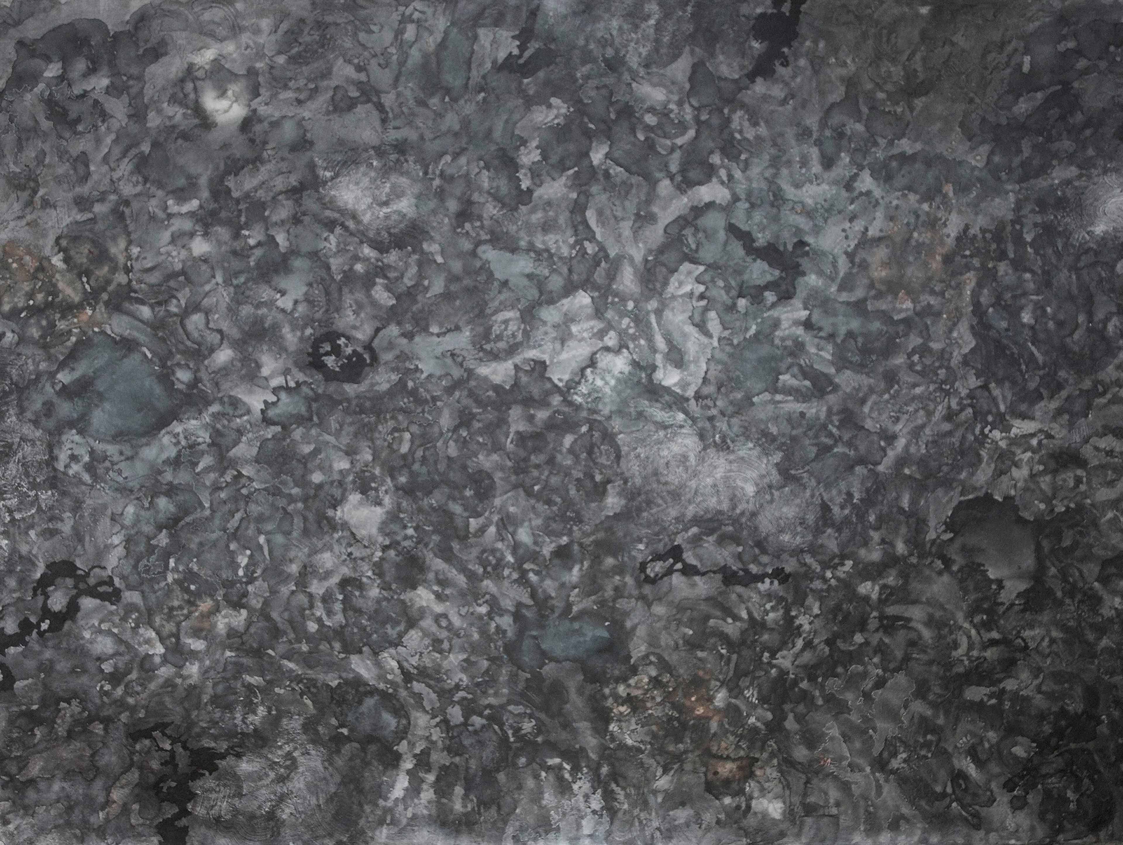 Roland Snooks, detail view of AgentBody Prototype, 2015, cut steel and aluminium, in the exhibition Drawing Is/Not Building at the Adam Art Gallery Te Pātaka Toi, Victoria University of Wellington (photo: Shaun Waugh)