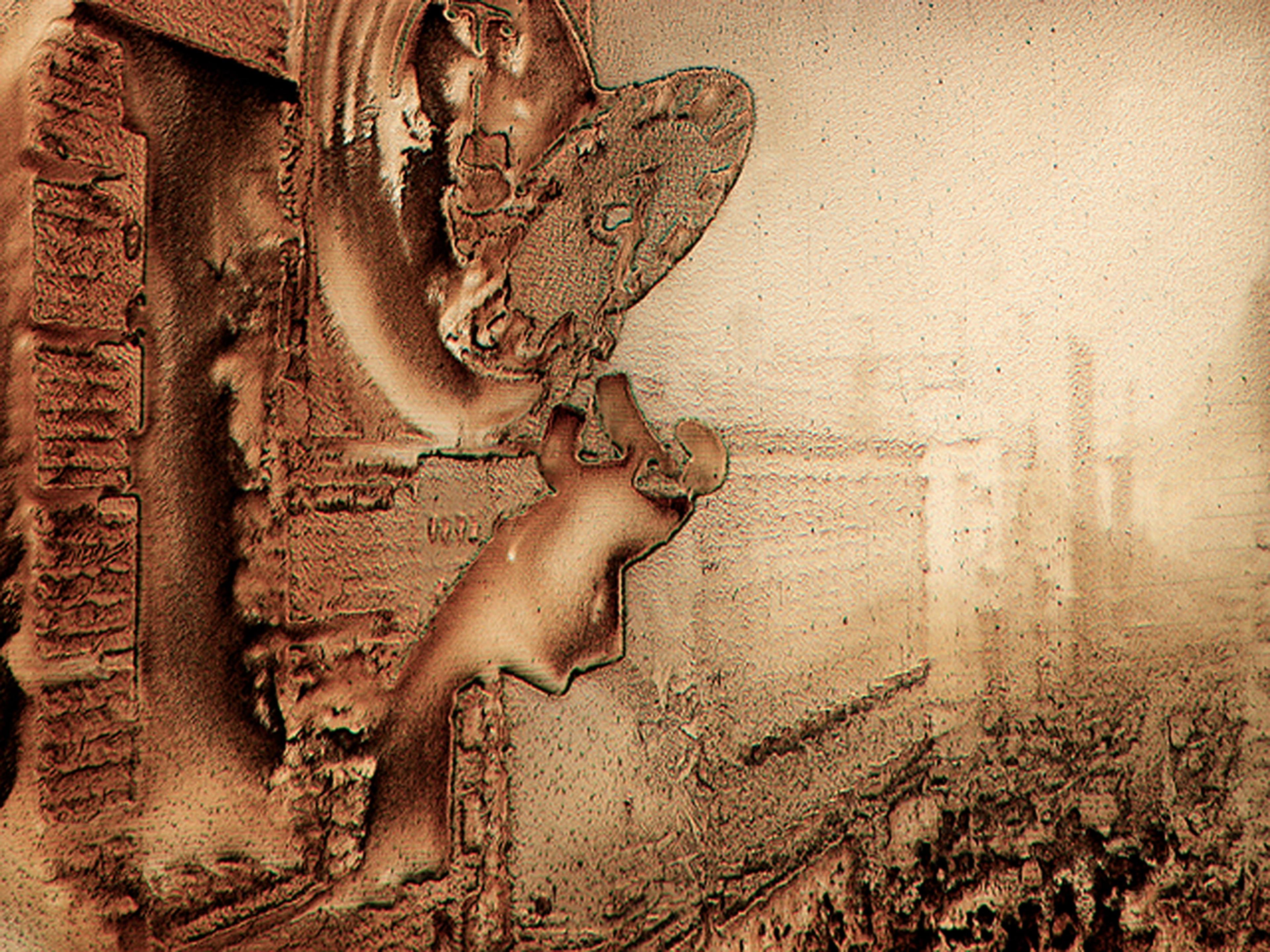 Phil Solomon, film still from American Falls, 2000-2012. Digital video, altered archival footage, colour, 5.1 and stereo sound, 55mins. Commissioned by the Corcoran Gallery of Art, Washington, D.C. Courtesy the artist.