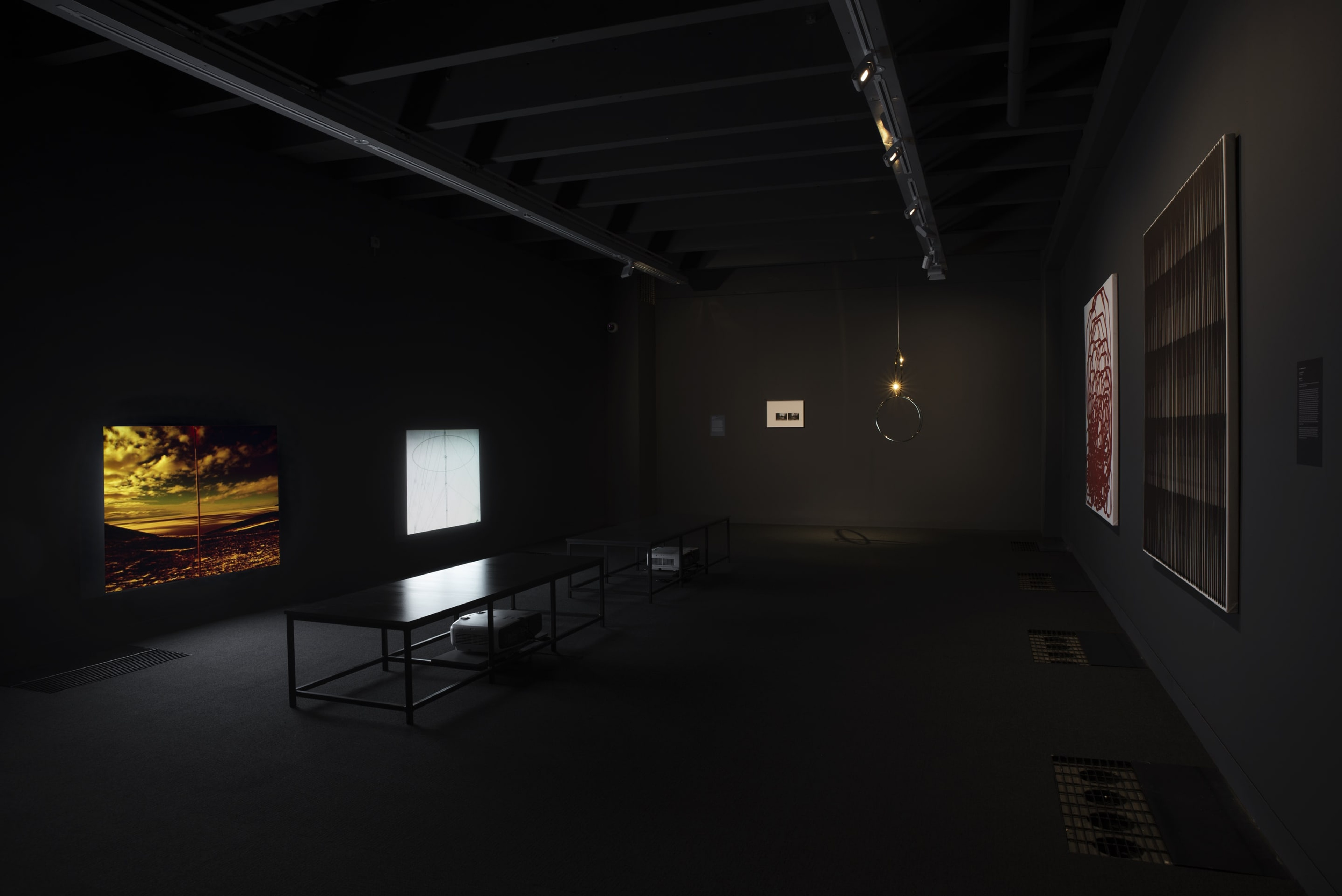 Installation view of Solid State: Works from the Victoria University of Wellington Art Collection, 6 October – 20 December 2018, Adam Art Gallery Te Pātaka Toi.