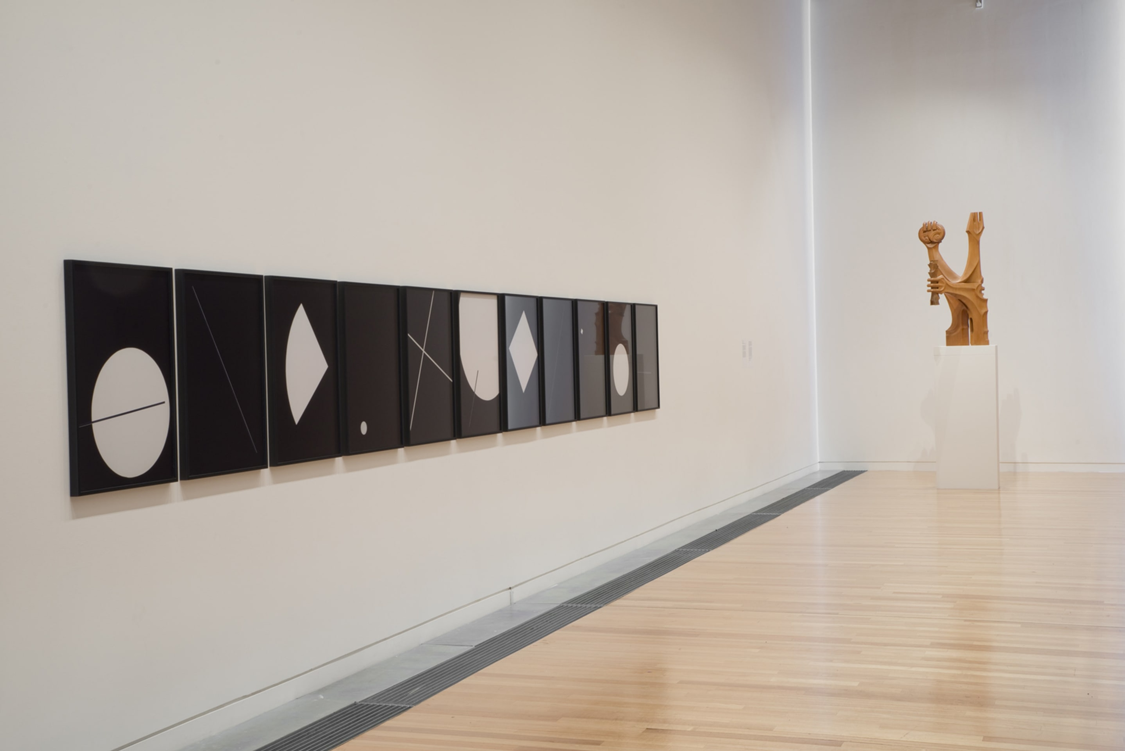 Installation view of the exhibition Out of Site – Works from the Victoria University of Wellington Art Collection, at Adam Art Gallery Te Pātaka Toi Victoria University of Wellington, 18 February – 23 April 2017, Photo: Shaun Matthews