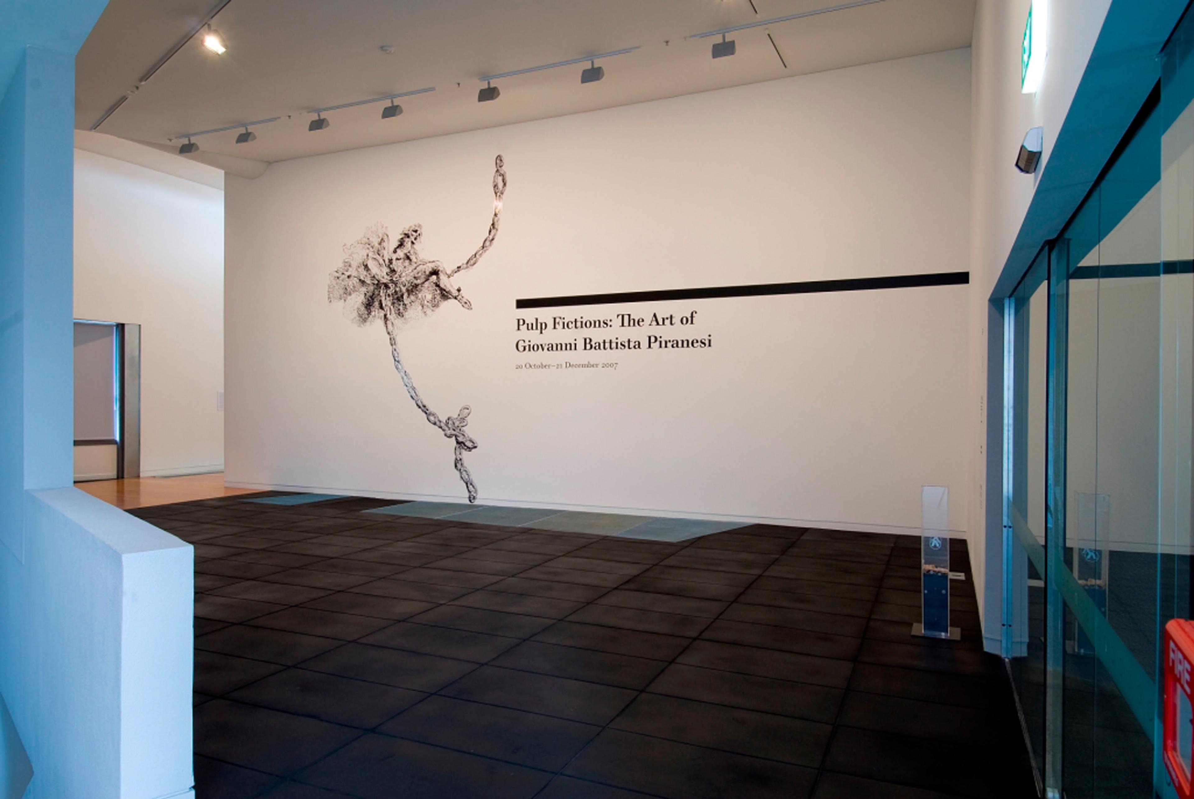 Installation view, Pulp Fictions: The Art of Giovanni Battista Piranesi, Adam Art Gallery Te Pātaka Toi, Victoria University of Wellington, 2007