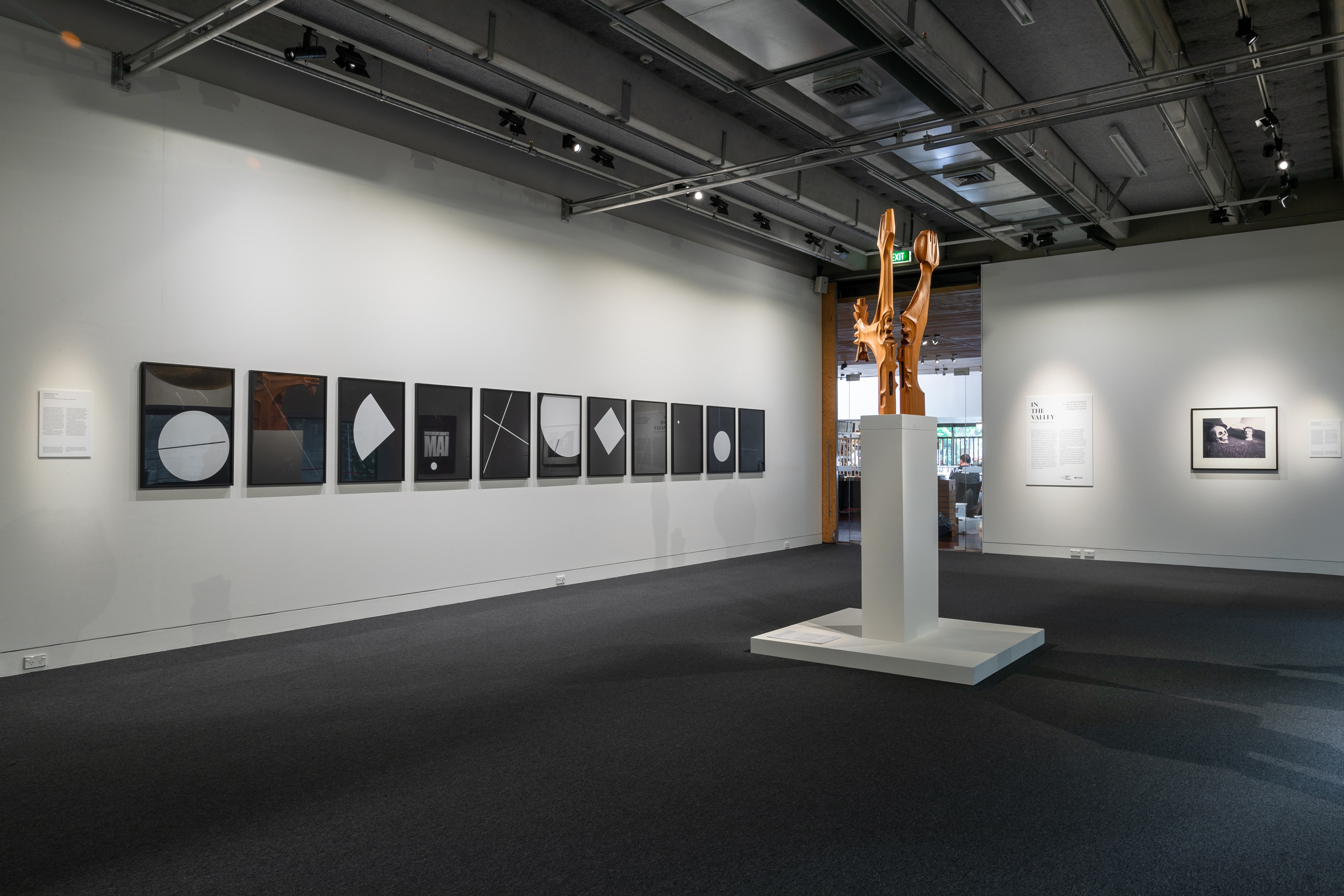 Installation view of 'In the Valley' an exhibition