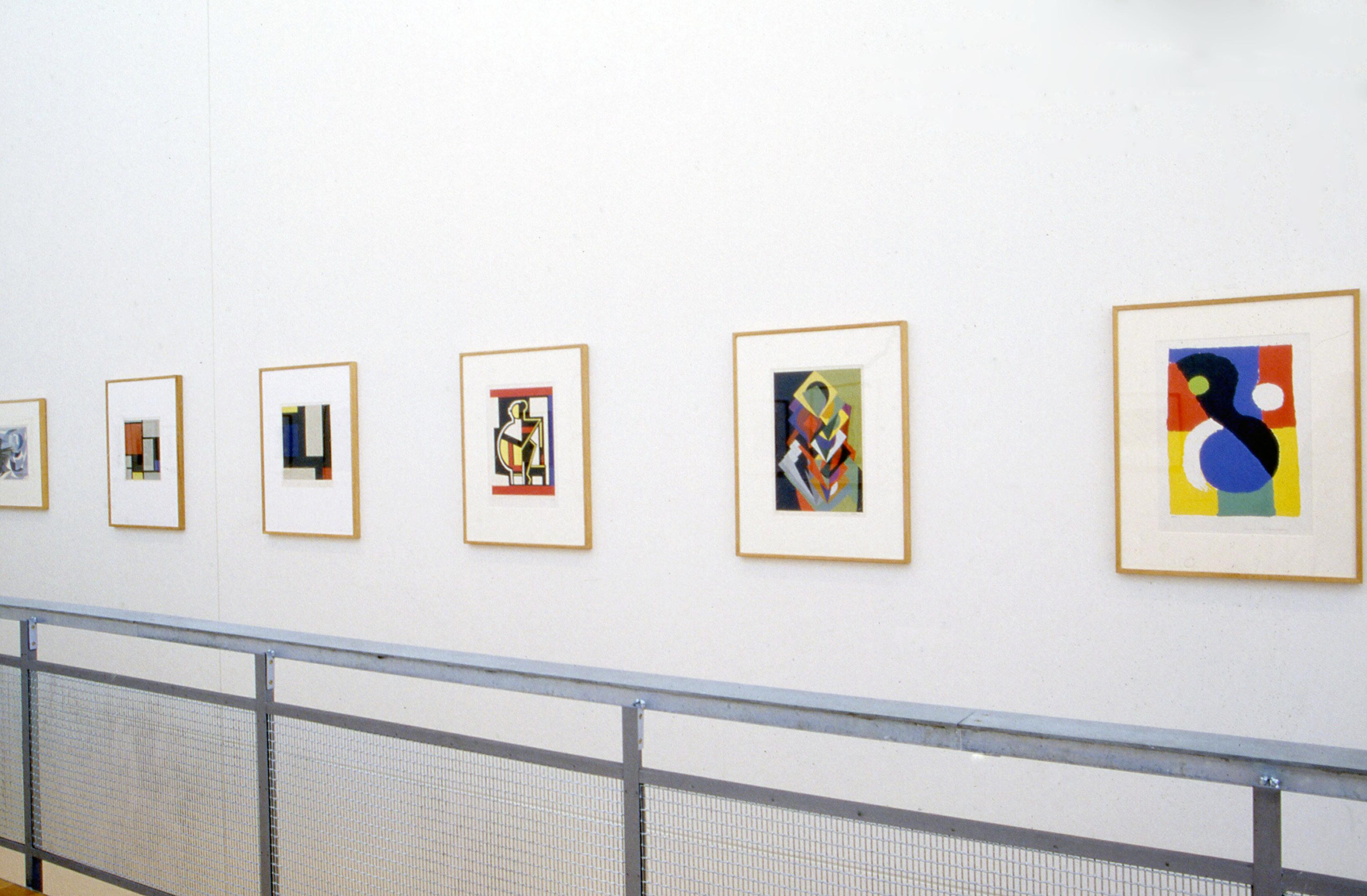 Installation view, The Cutting Edge: Avant-Garde Printmaking in Europe 1900-1950, Adam Art Gallery Te Pātaka Toi, Victoria University of Wellington, 2001