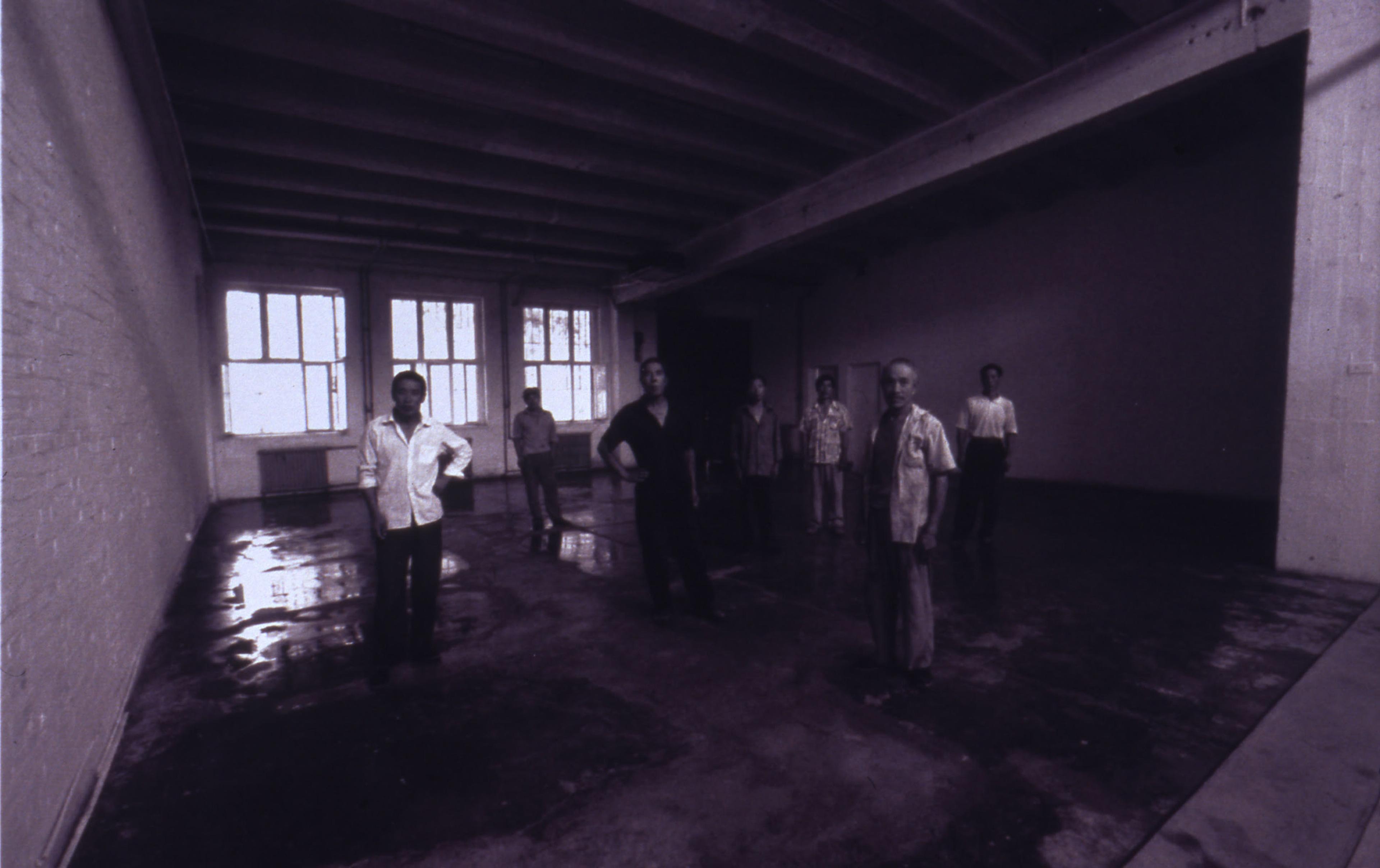 Wang Wei, Temporary Space, 2003, 12 black-and-white photographic prints, 600 x 400mm each. Courtesy of the artist