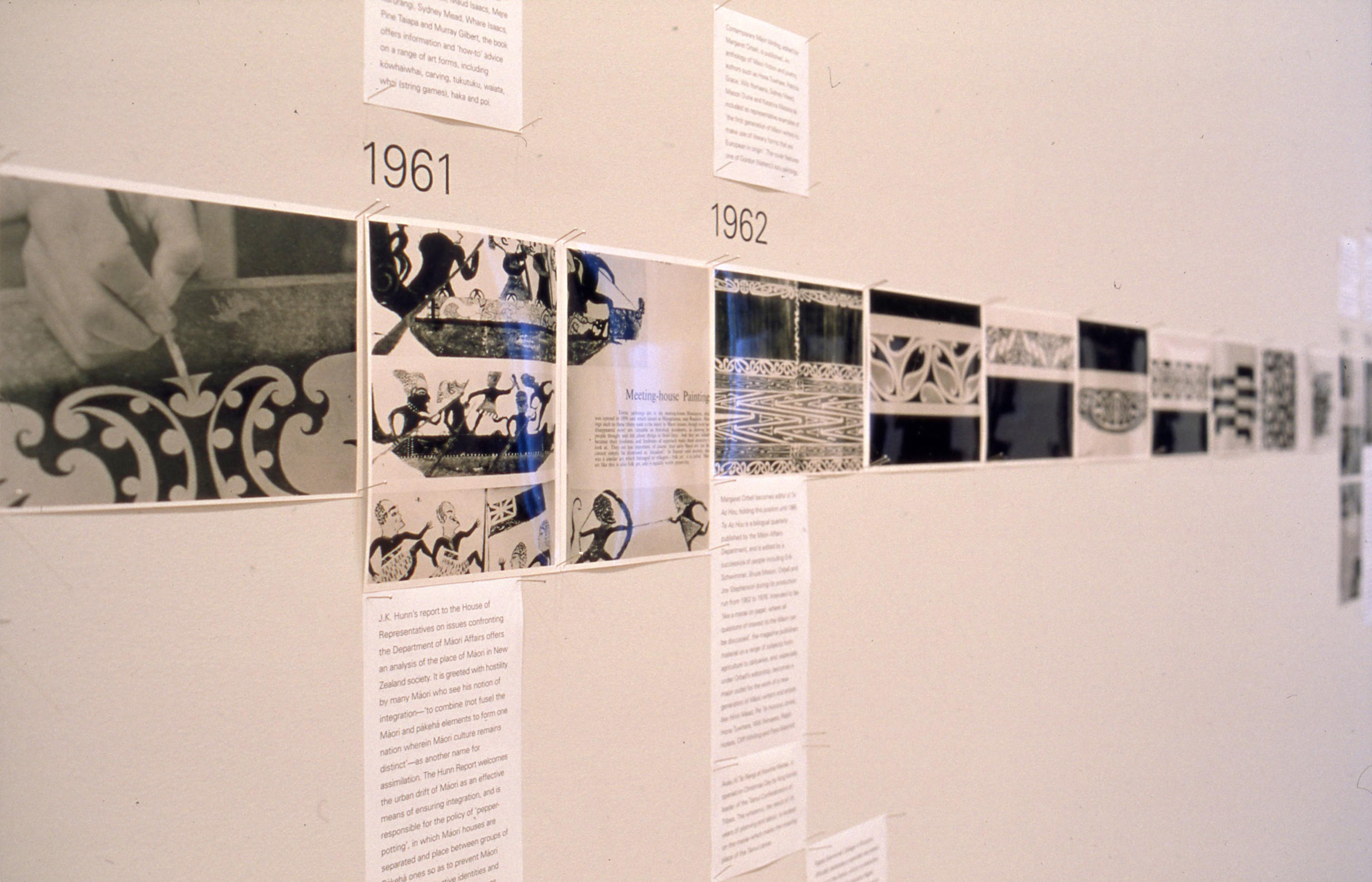 Installation view, Manufacturing Meaning: The University of Wellington Art Collection Context, Adam Art Gallery Te Pātaka Toi, Victoria University of Wellington, 2000