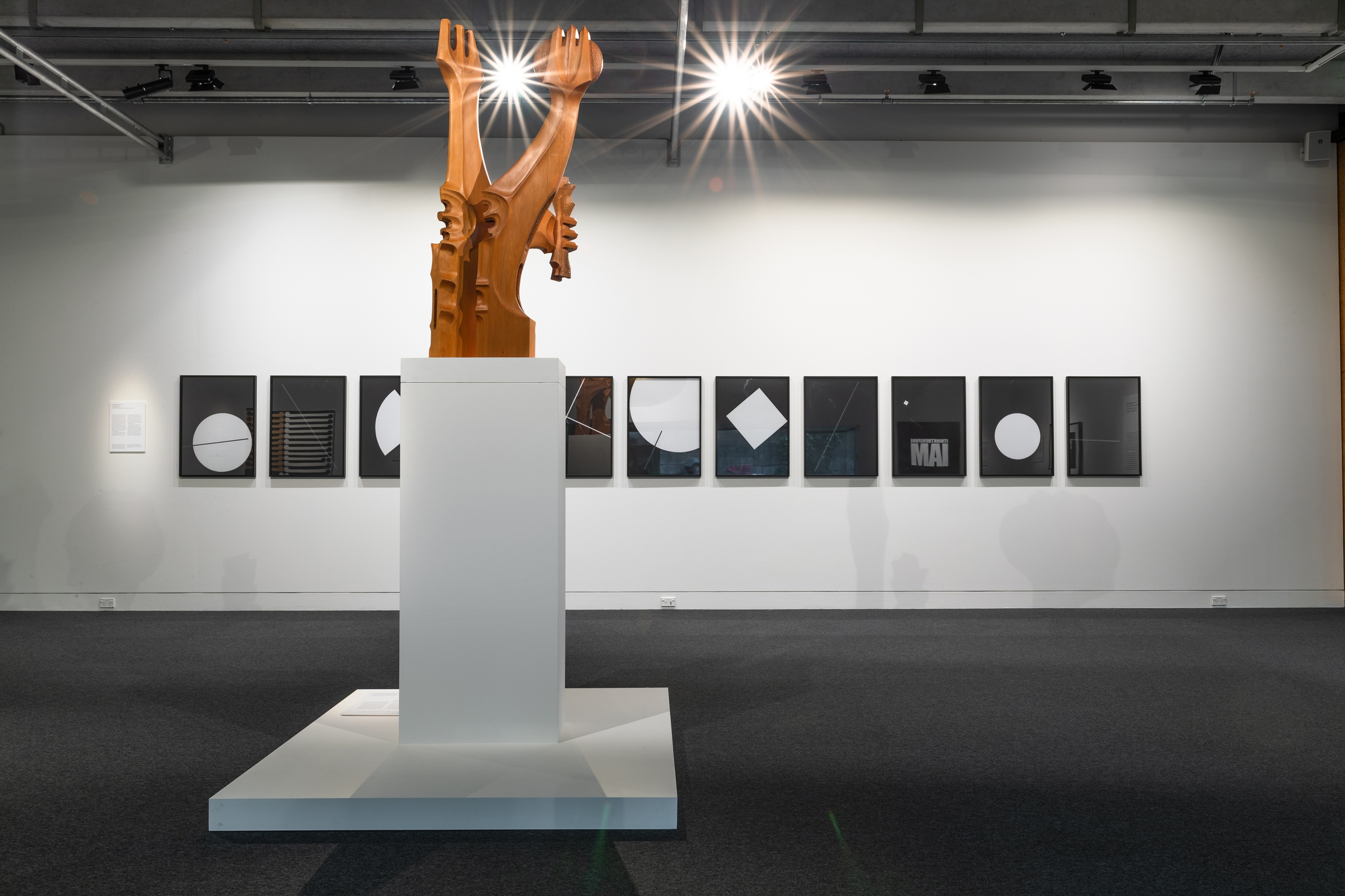 Installation view of 'In the Valley' an exhibition