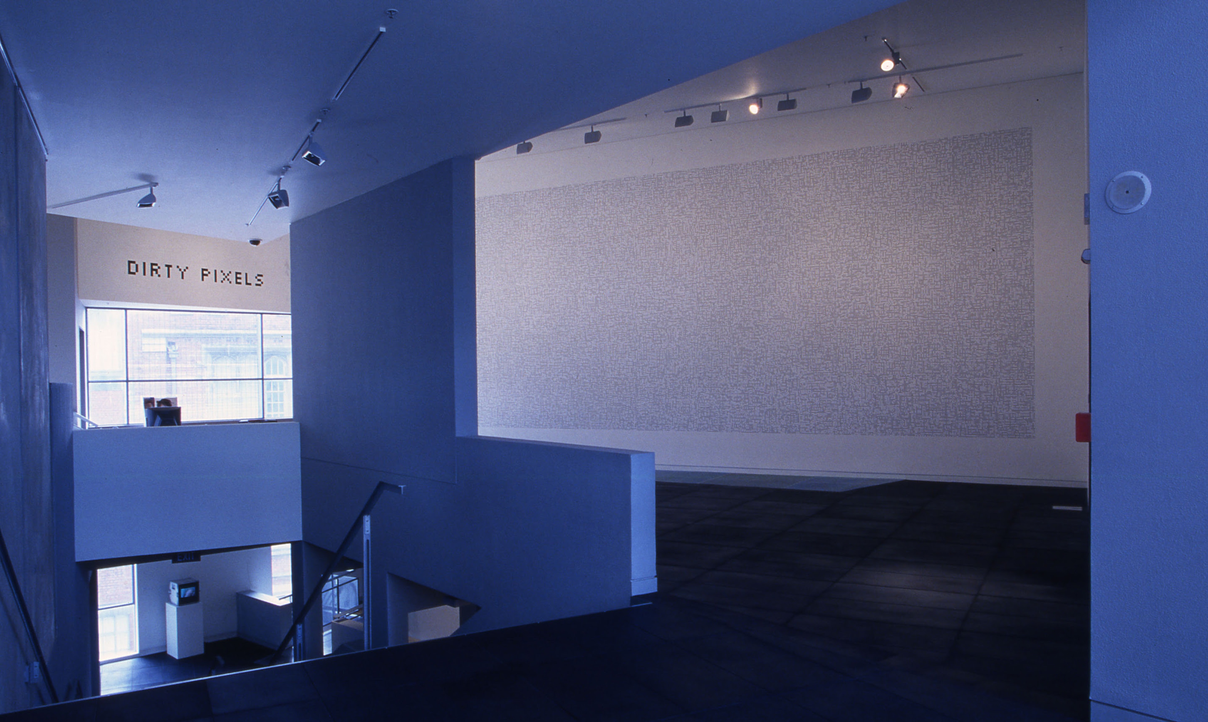 Installation view, Dirty Pixels, Adam Art Gallery Te Pātaka Toi, Victoria University of Wellington, 2003