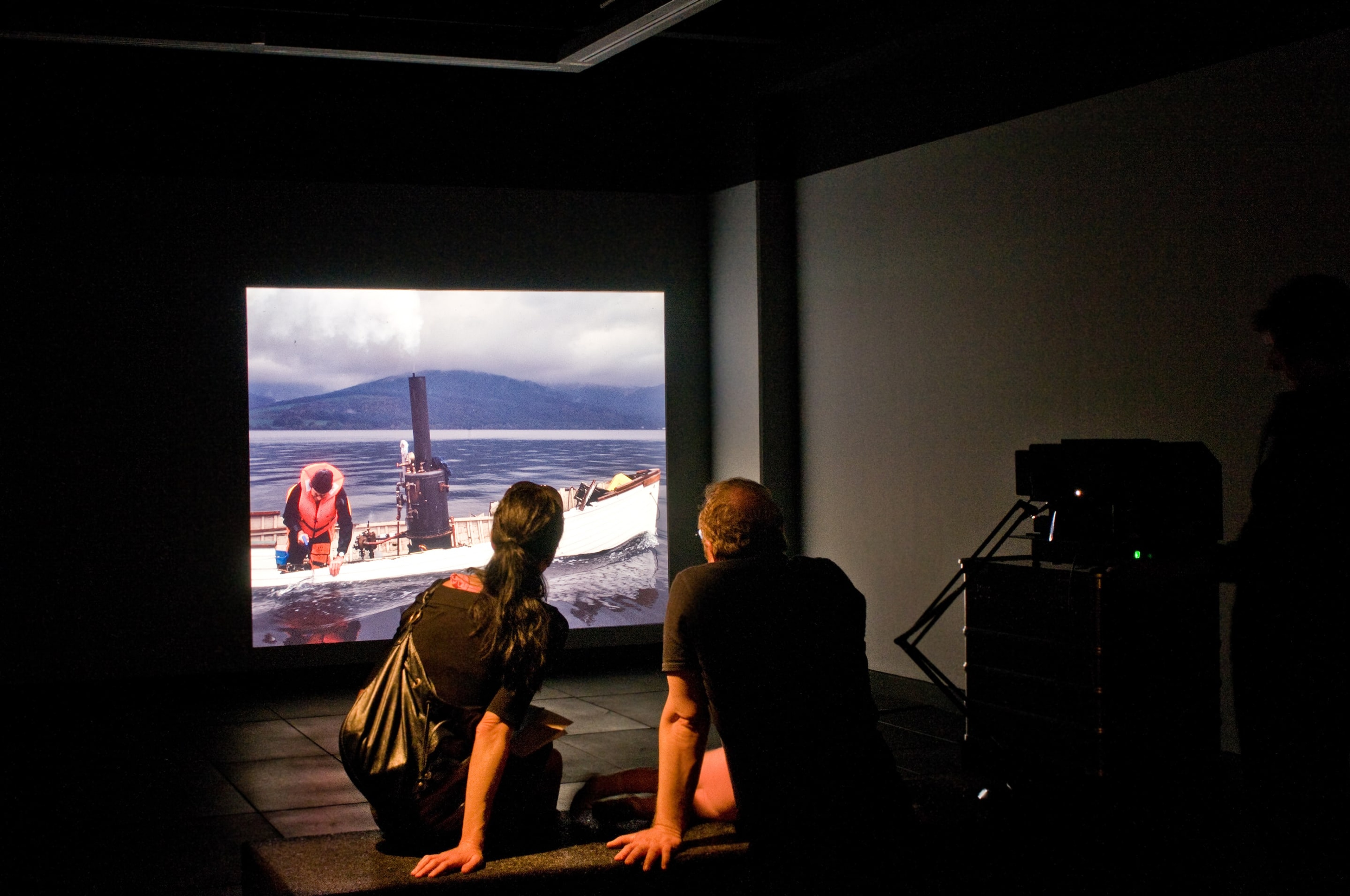 Simon Starling, Autoxylopyrocycloboros 2006. Installation Adam Art Gallery 2012. Photo: Robert Cross