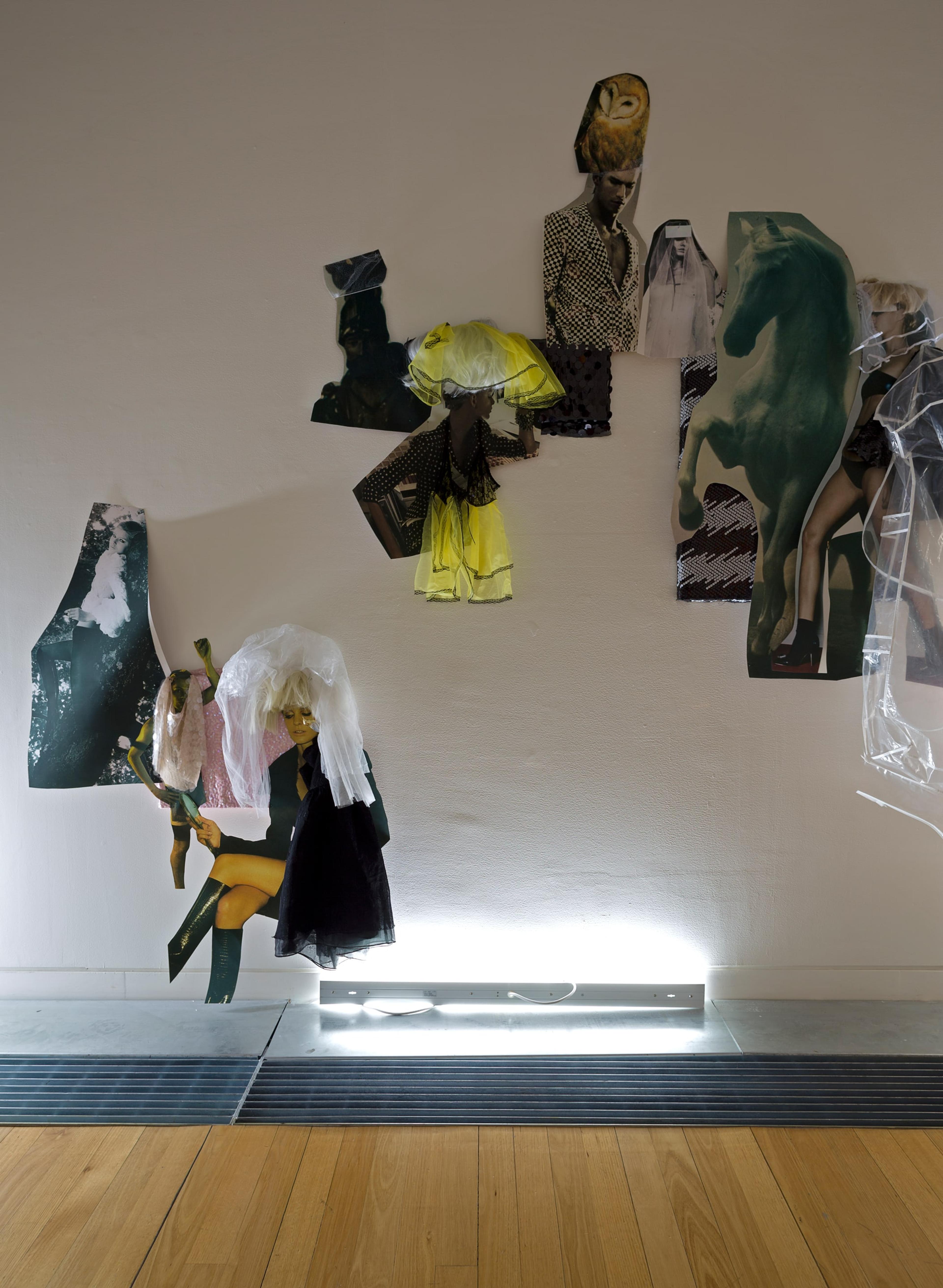 Installation view of Jacqueline Fraser, THE MAKING OF THE CIAO MANHATTAN TAPES 2013, in Beautiful Creatures: Jack Smith / Bill Henson / Jacqueline Fraser. Photo: Shaun Waugh.