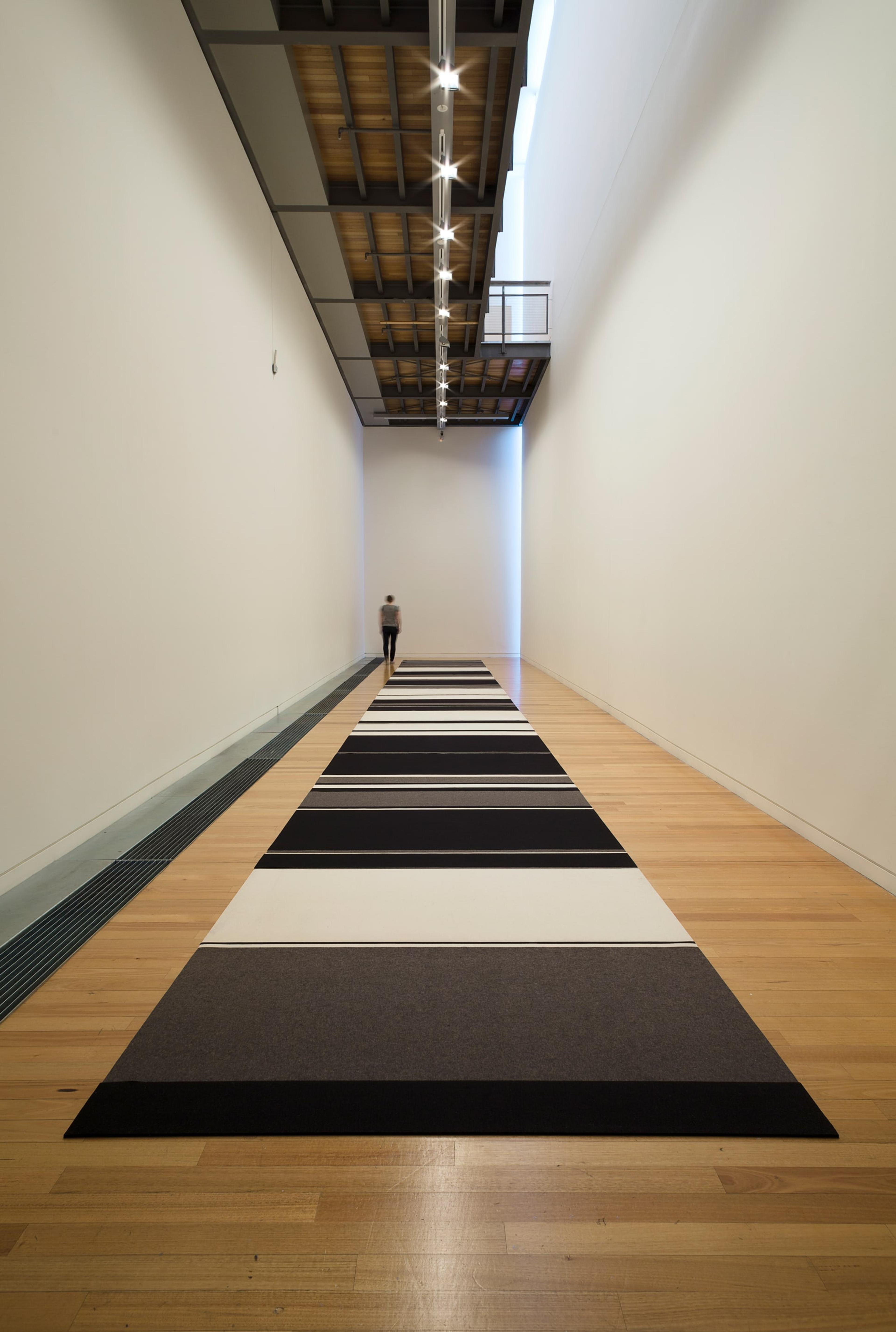 Installation view of Peter Robinson: Cuts and Junctures at the Adam Art Gallery. Photo: Shaun Waugh.