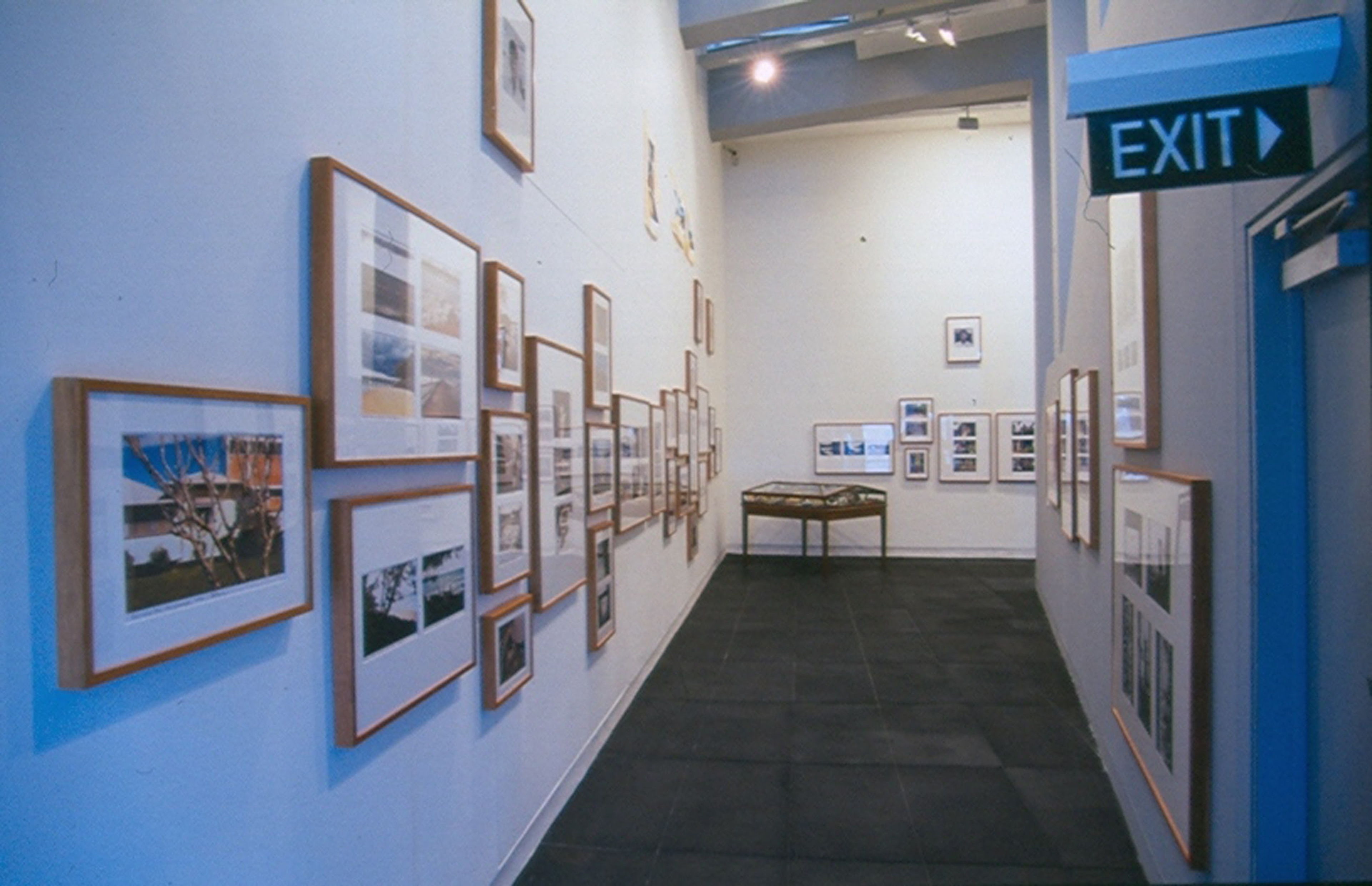 Installation view, Destiny Deacon: Walk + Don't Look Blak, Adam Art Gallery Te Pātaka Toi, Victoria University of Wellington, 2005