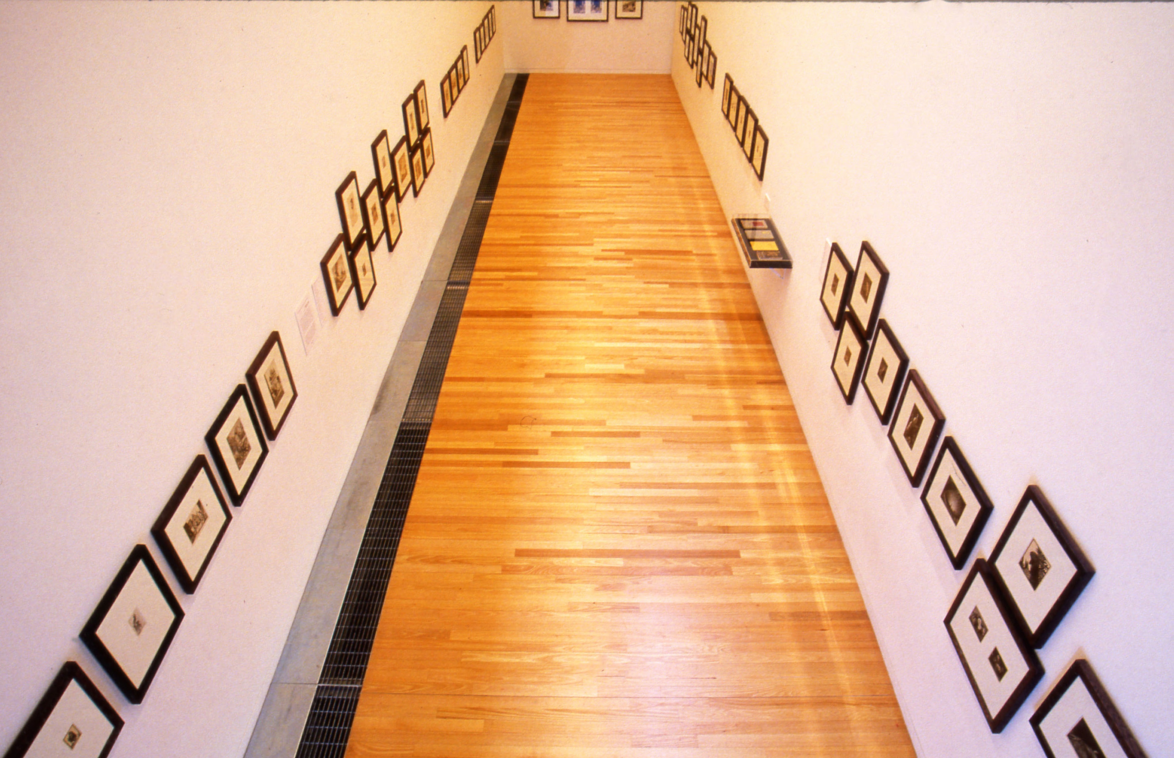 Installation view, Before Addled Art: The Graphic Art of Lionel Lindsay Latemouth, Adam Art Gallery Te Pātaka Toi, Victoria University of Wellington, 2003