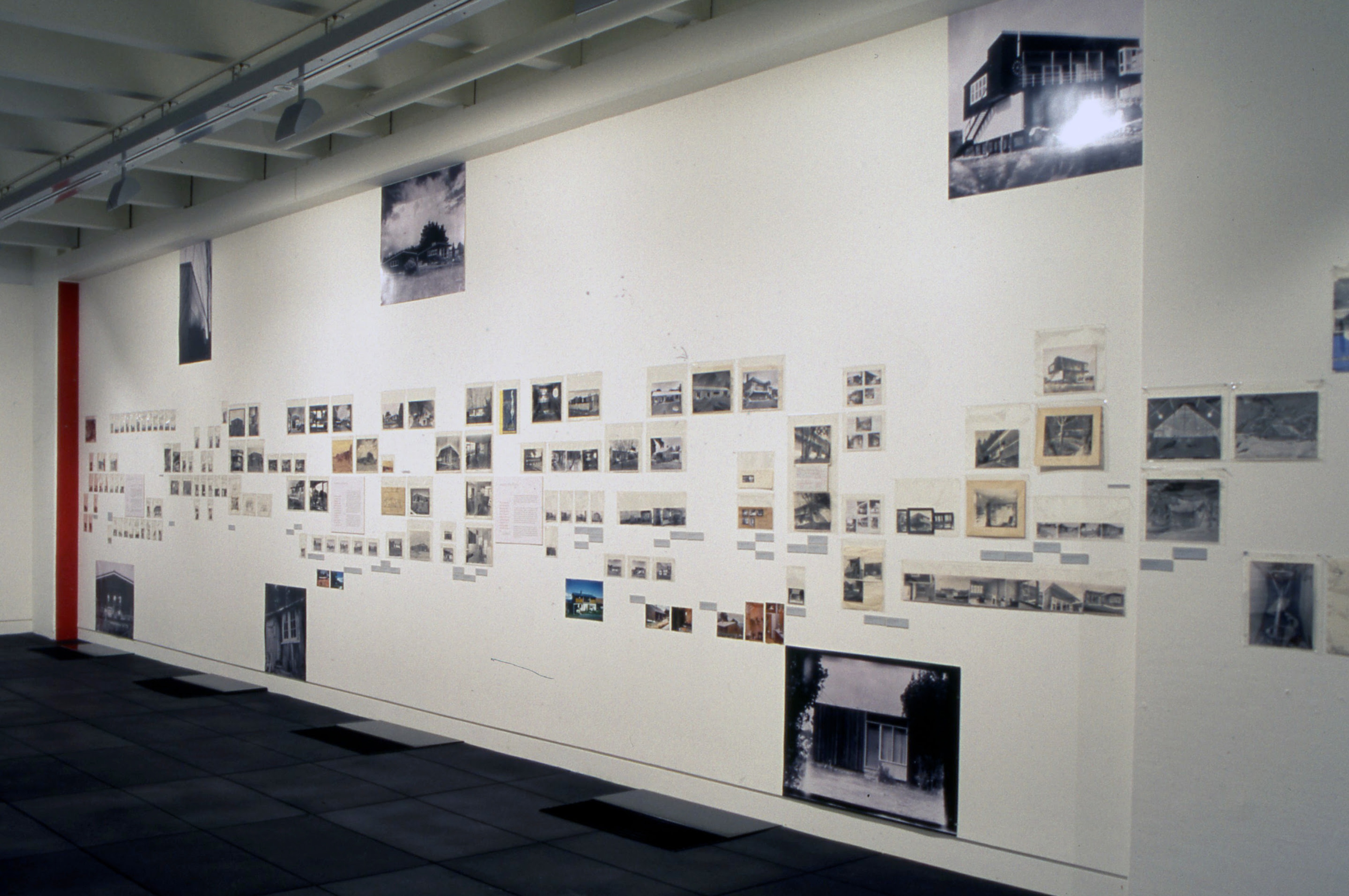 Installation view, Looking for the Local: Architecture and the New Zealand Modern, Adam Art Gallery Te Pātaka Toi, Victoria University of Wellington, 2000