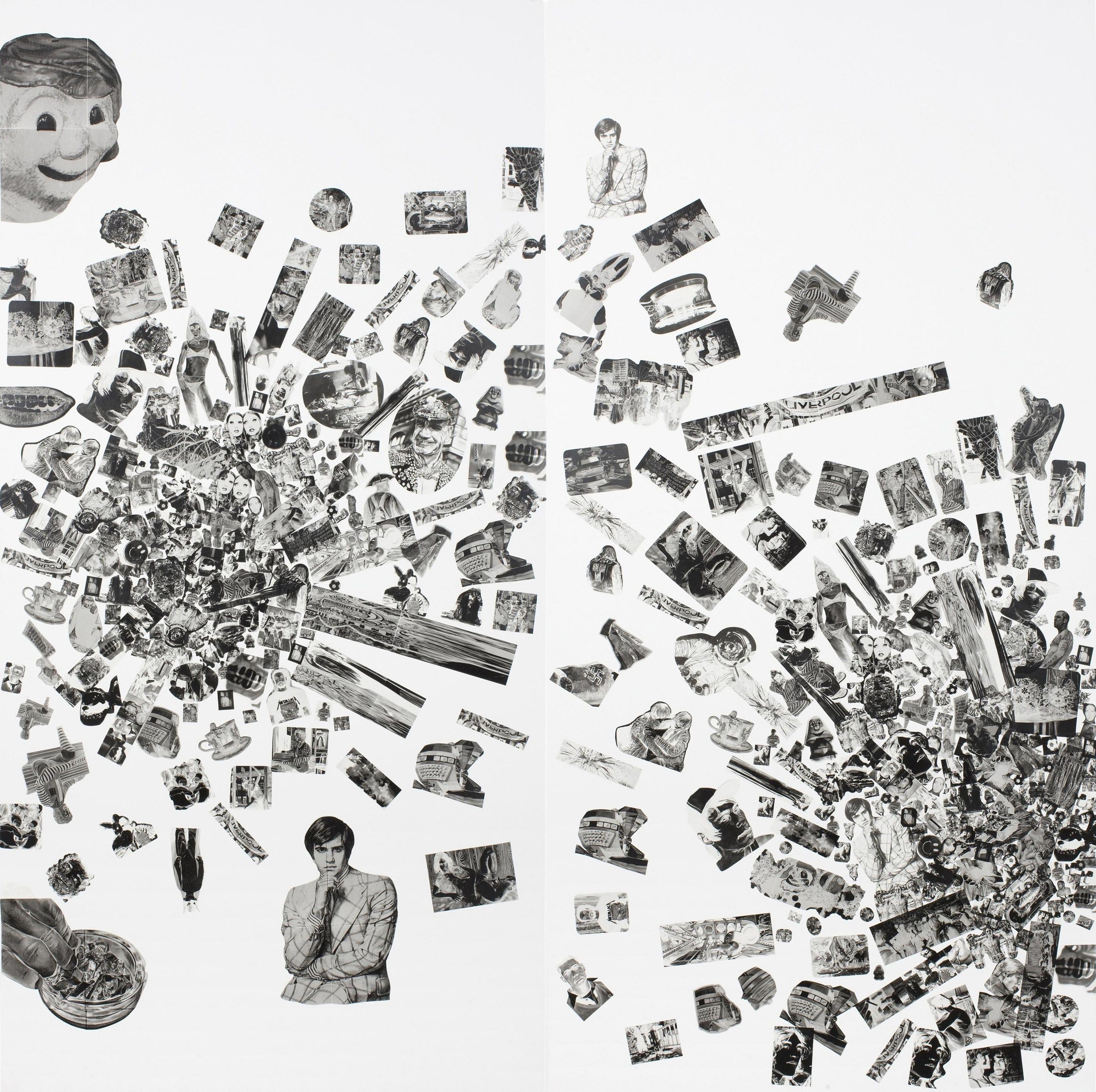 Thomas Müller, Untitled, 2008, ballpoint pen on paper, 297 x 210mm
