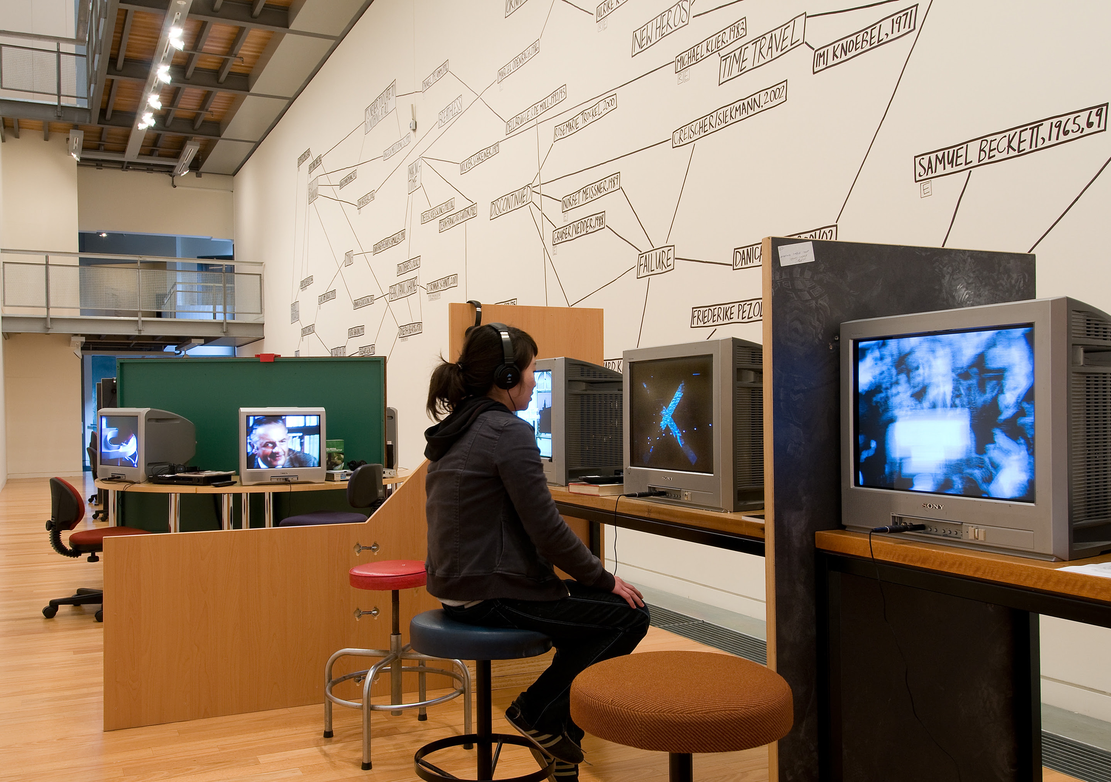 Installation view, Collect/Project, Adam Art Gallery Te Pātaka Toi, Victoria University of Wellington, 2008. Photo: Robert Cross