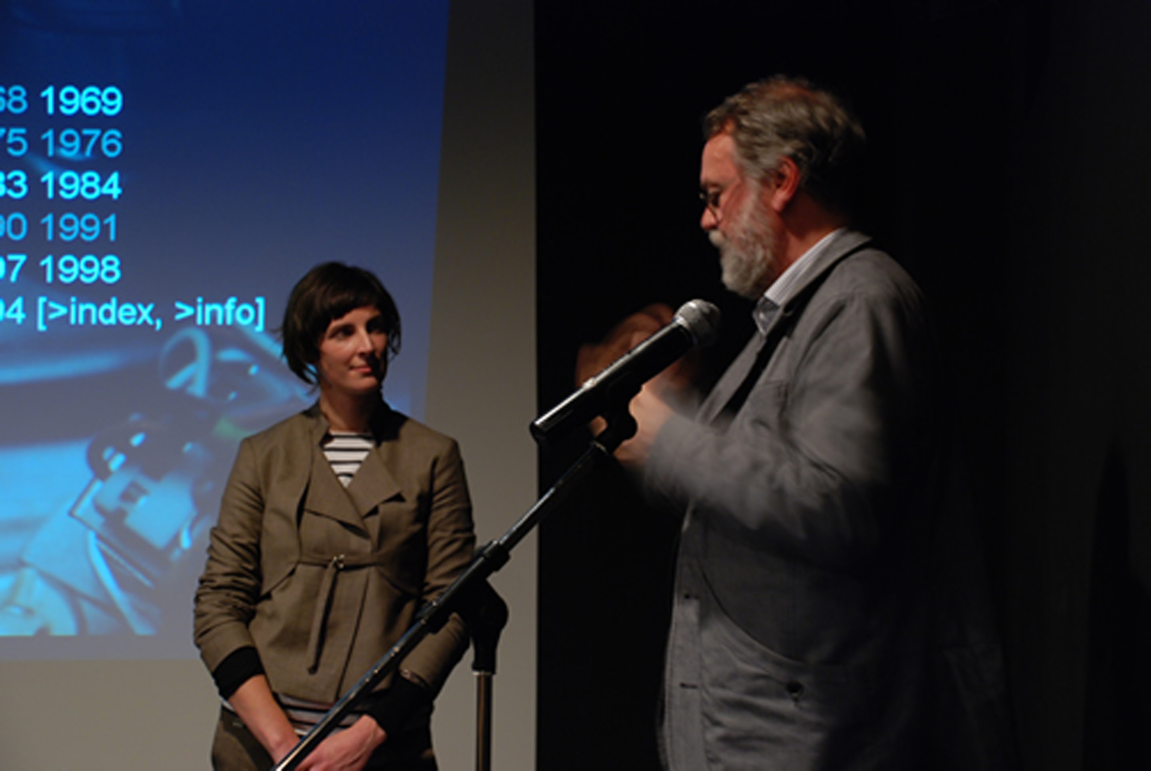 40yearsvideoart.de, Wulf Herzogenrath presentation, 16 May 2008