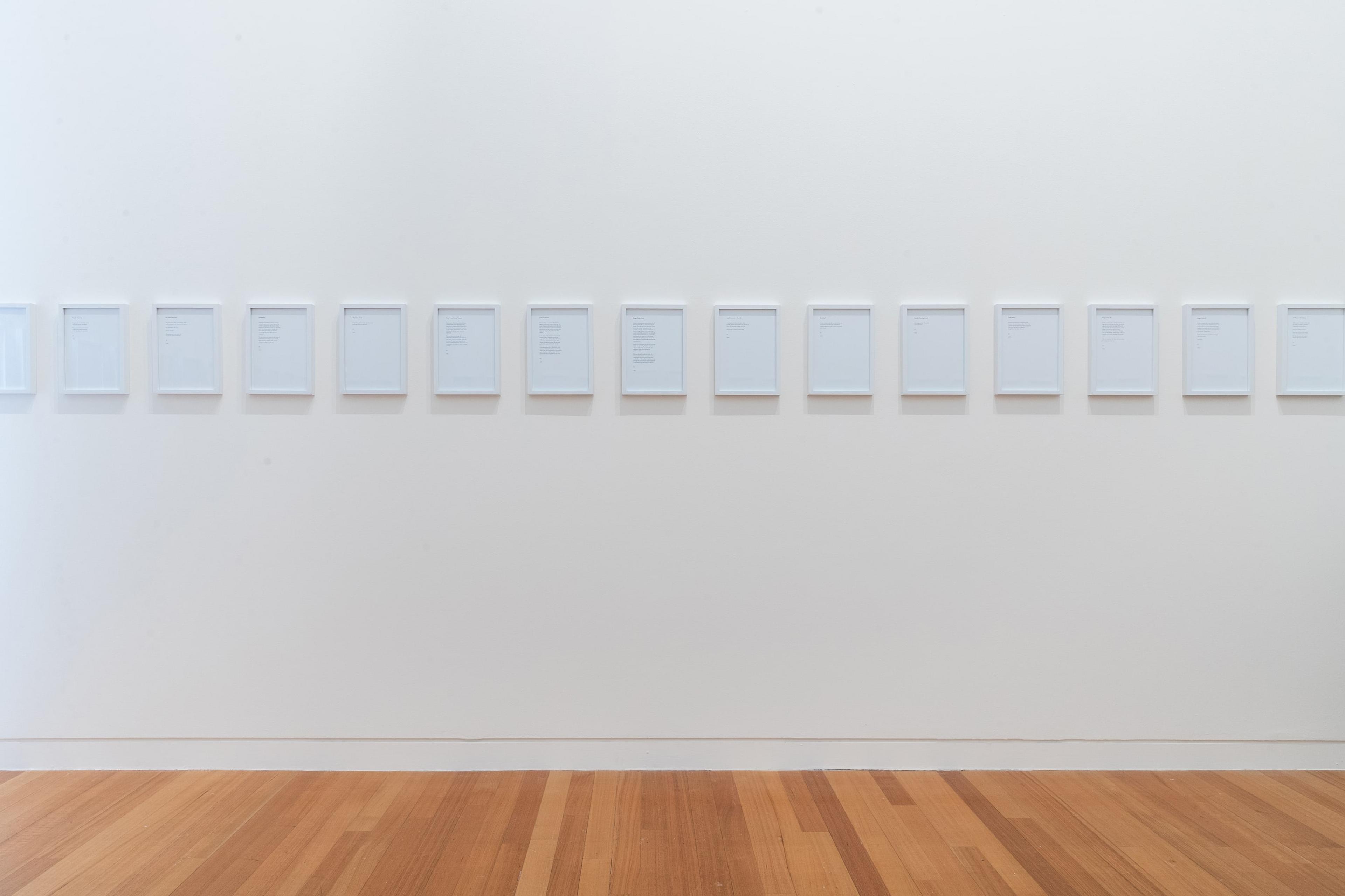 Installation view, Ken Friedman