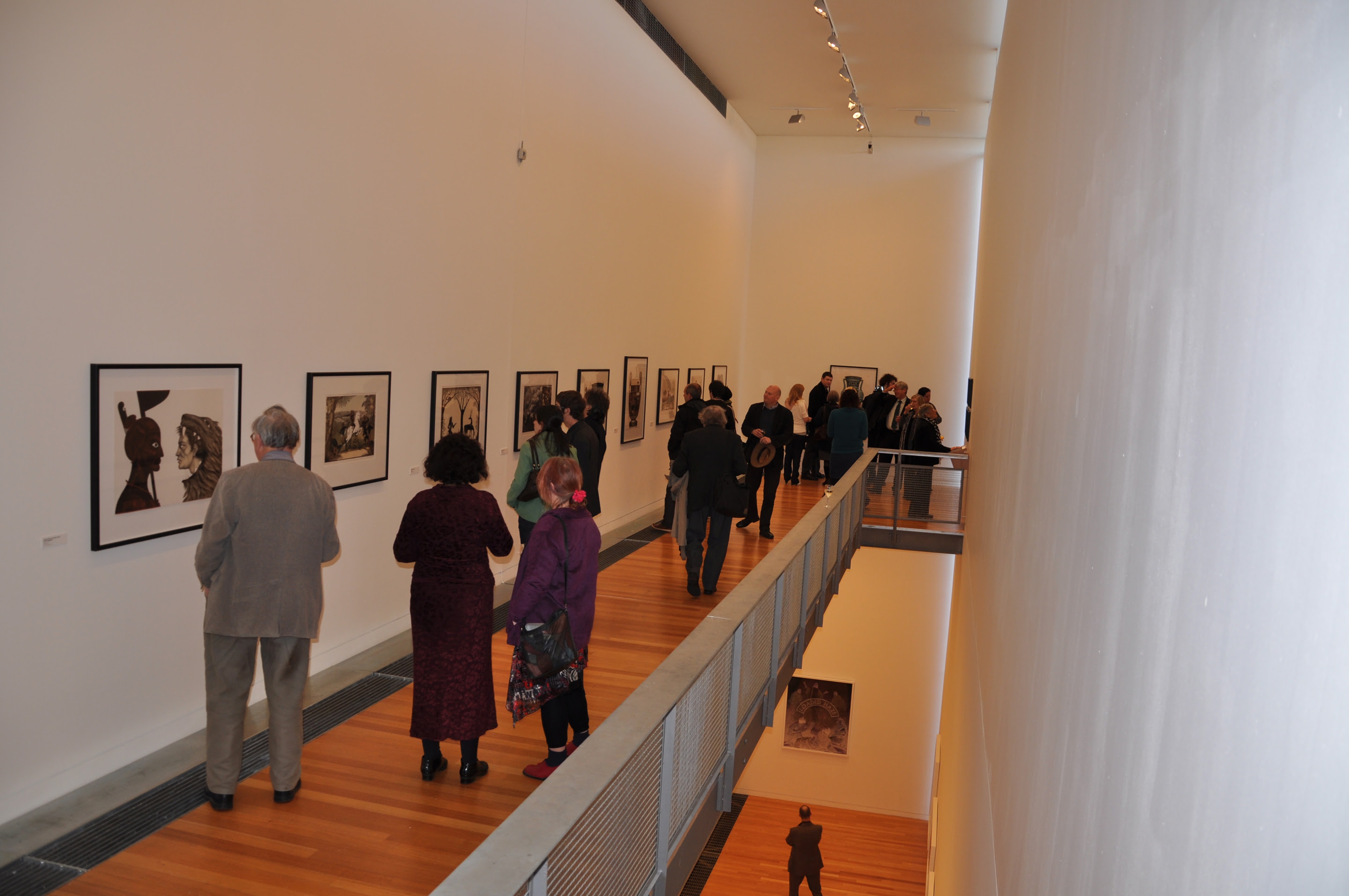 Installation view, Marian Maguire, The Labours of Herakles, in Source Material: Five Conversations with the Past, Adam Art Gallery Te Pātaka Toi, Victoria University of Wellington, 2009