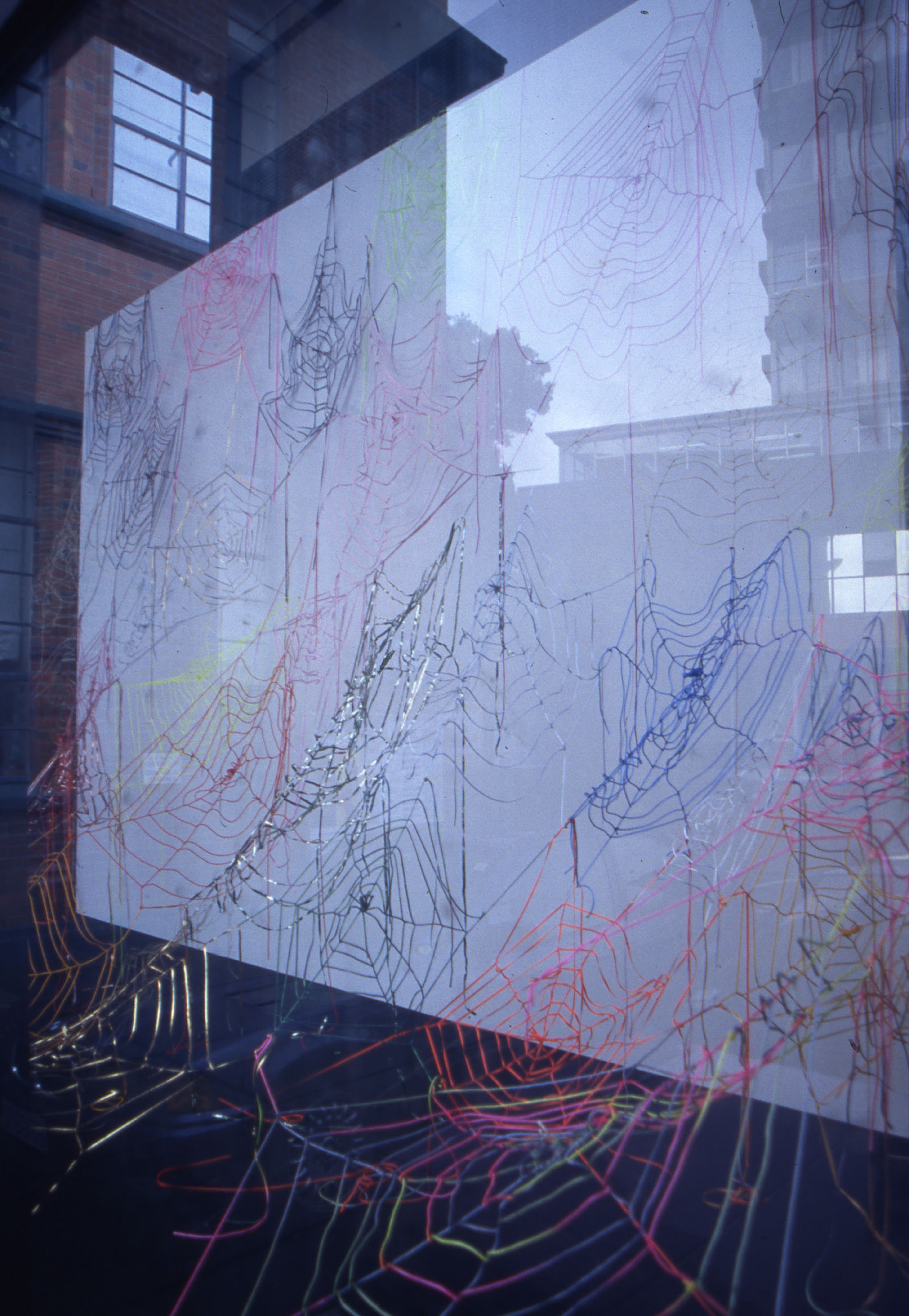 Judy Darragh, Dreamweaver, 2003-04. Installation view, Telecom Prospect 2004, Adam Art Gallery Te Pātaka Toi, Victoria University of Wellington, 2004