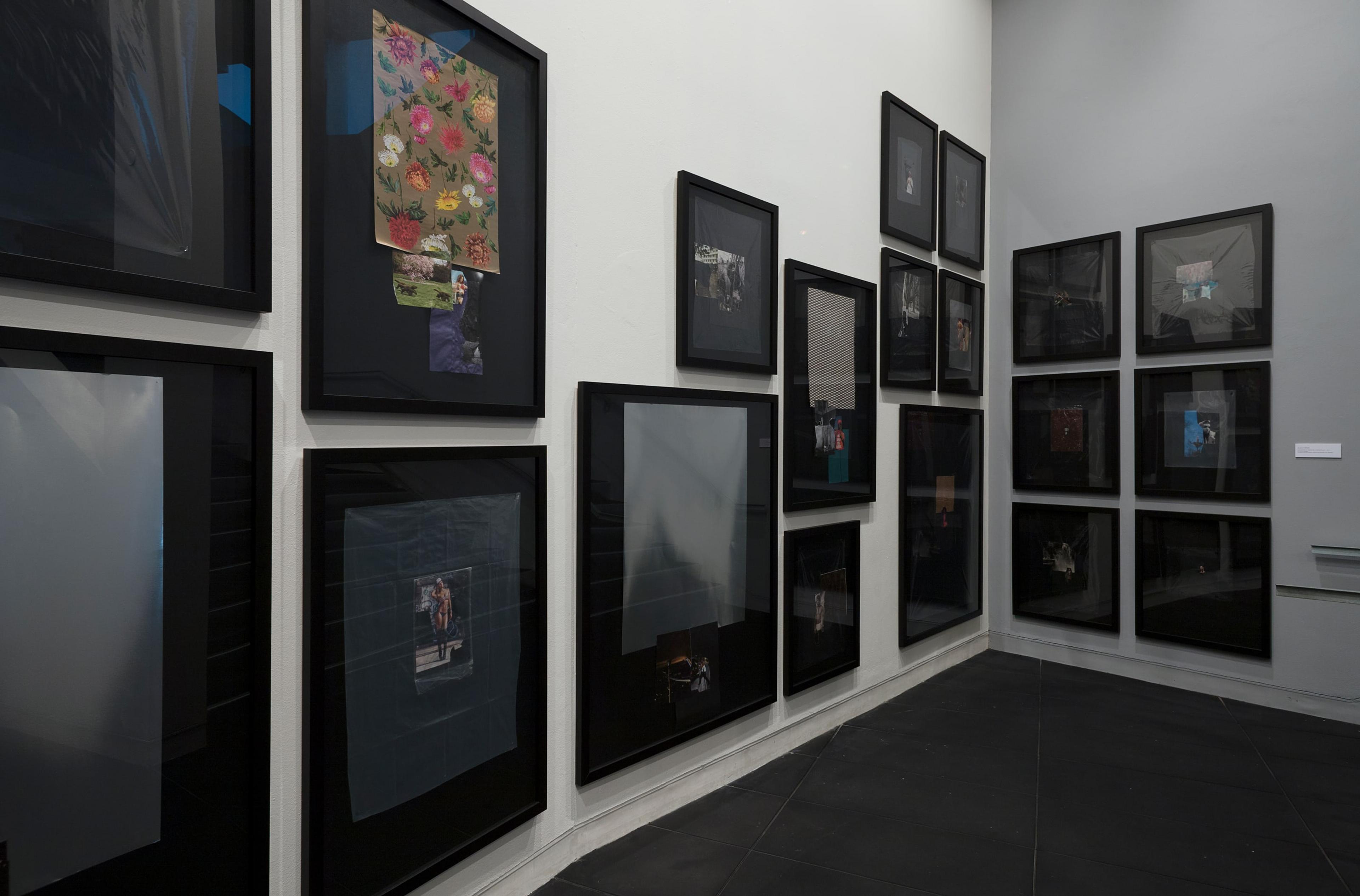 Installation view of Jacqueline Fraser, THE MAKING OF AMERICAN GANGSTER 2013, in Beautiful Creatures: Jack Smith / Bill Henson / Jacqueline Fraser. Photo: Shaun Waugh.