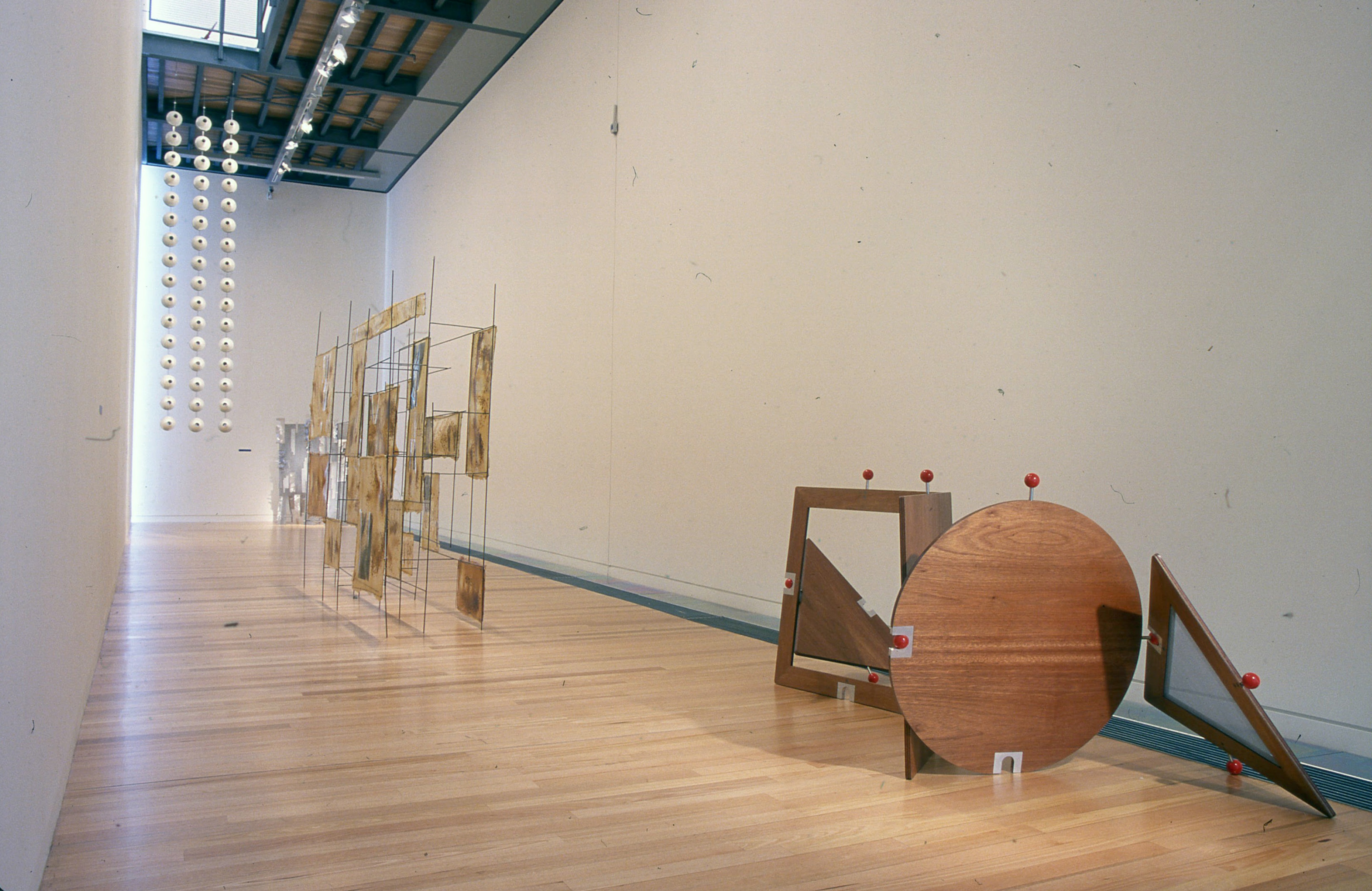 Installation view, Screens: Investigations and Interpretations, Adam Art Gallery Te Pātaka Toi, Victoria University of Wellington, 2000