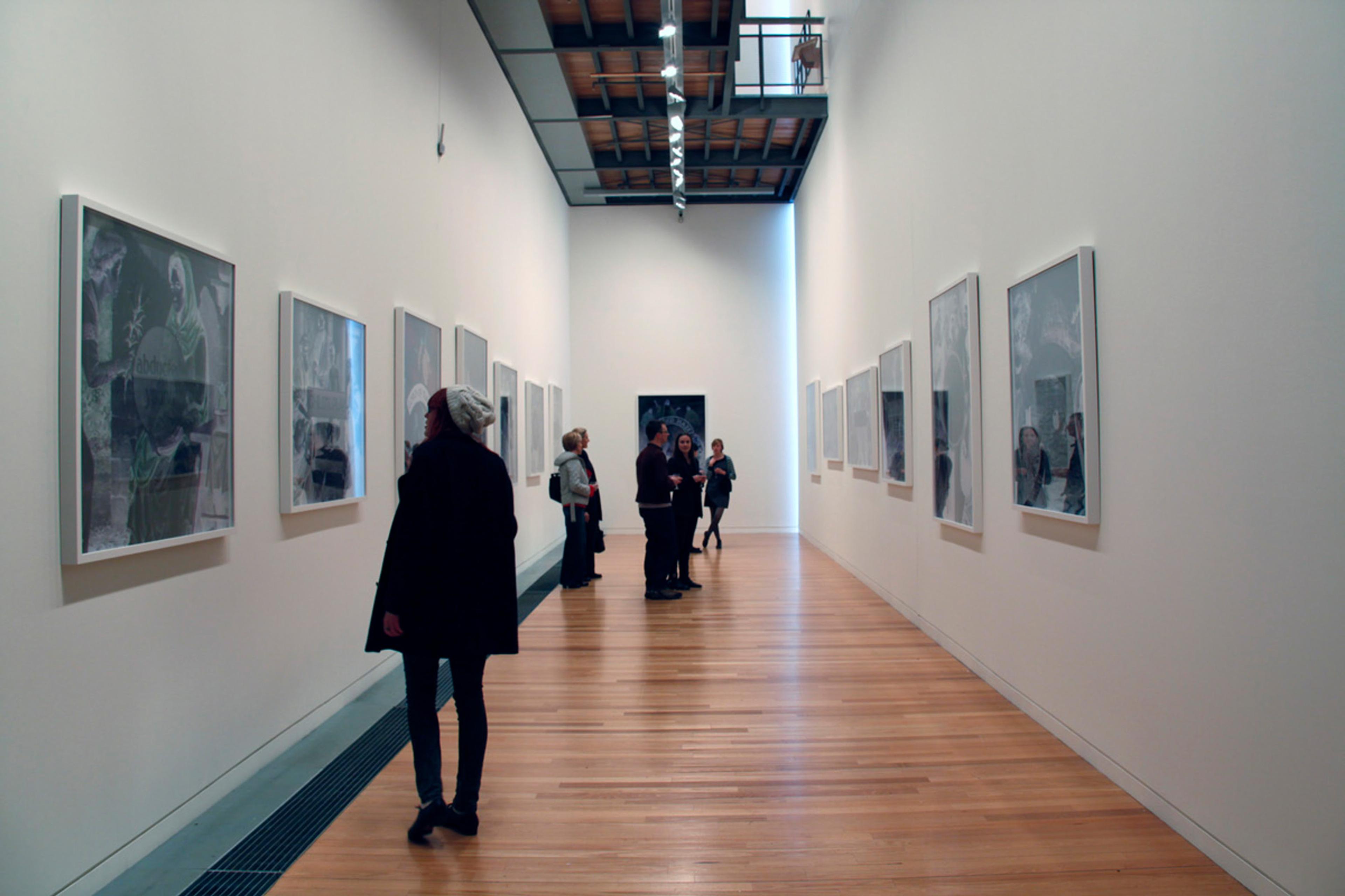 Installation view, Gavin Hipkins, Bible Studies (New Testament), in Source Material: Five Conversations with the Past, Adam Art Gallery Te Pātaka Toi, Victoria University of Wellington, 2009