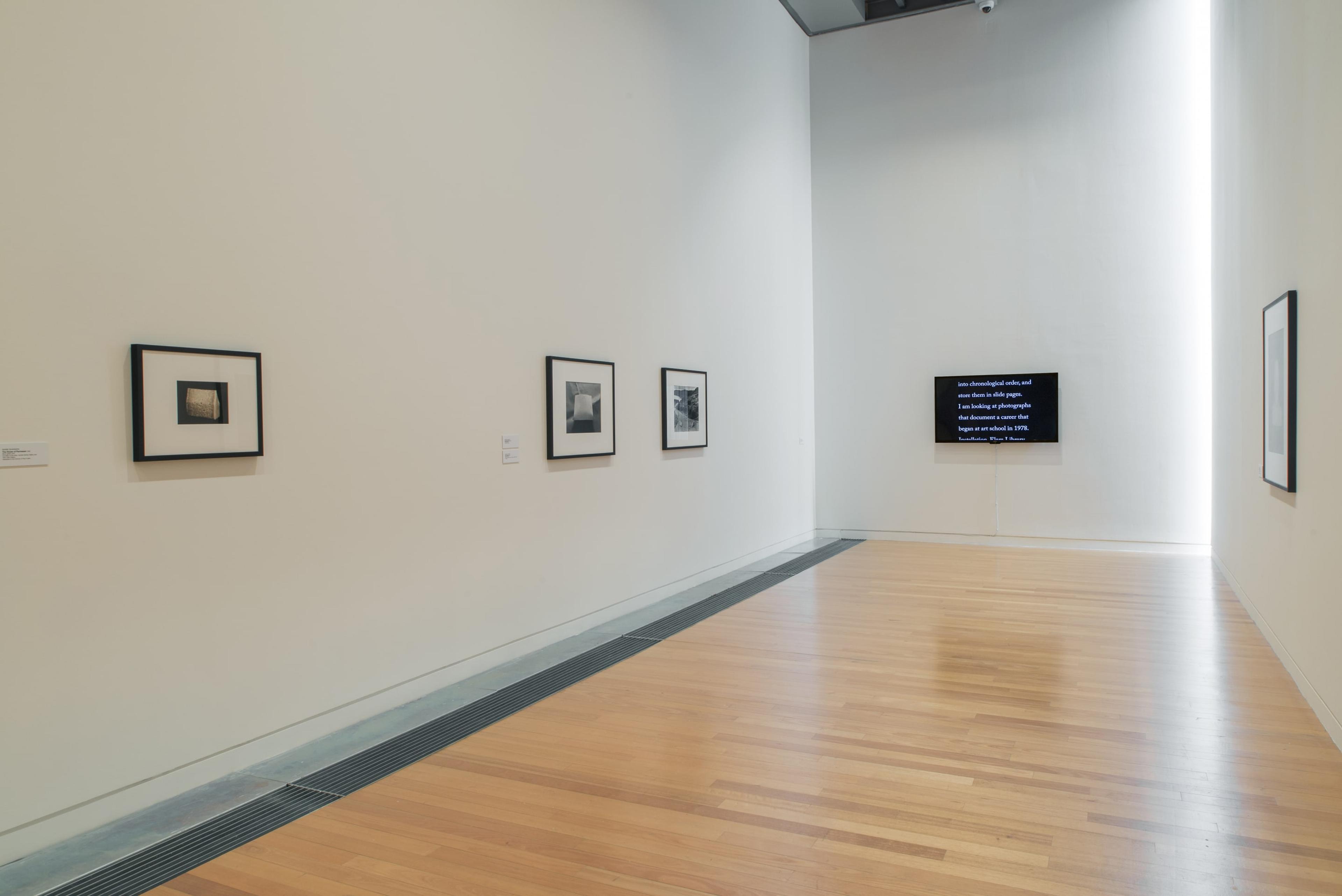 Installation view, Marie Shannon: Rooms found only in the home, Adam Art Gallery Te Pātaka Toi, Victoria University of Wellington. Photo: Shaun Matthews