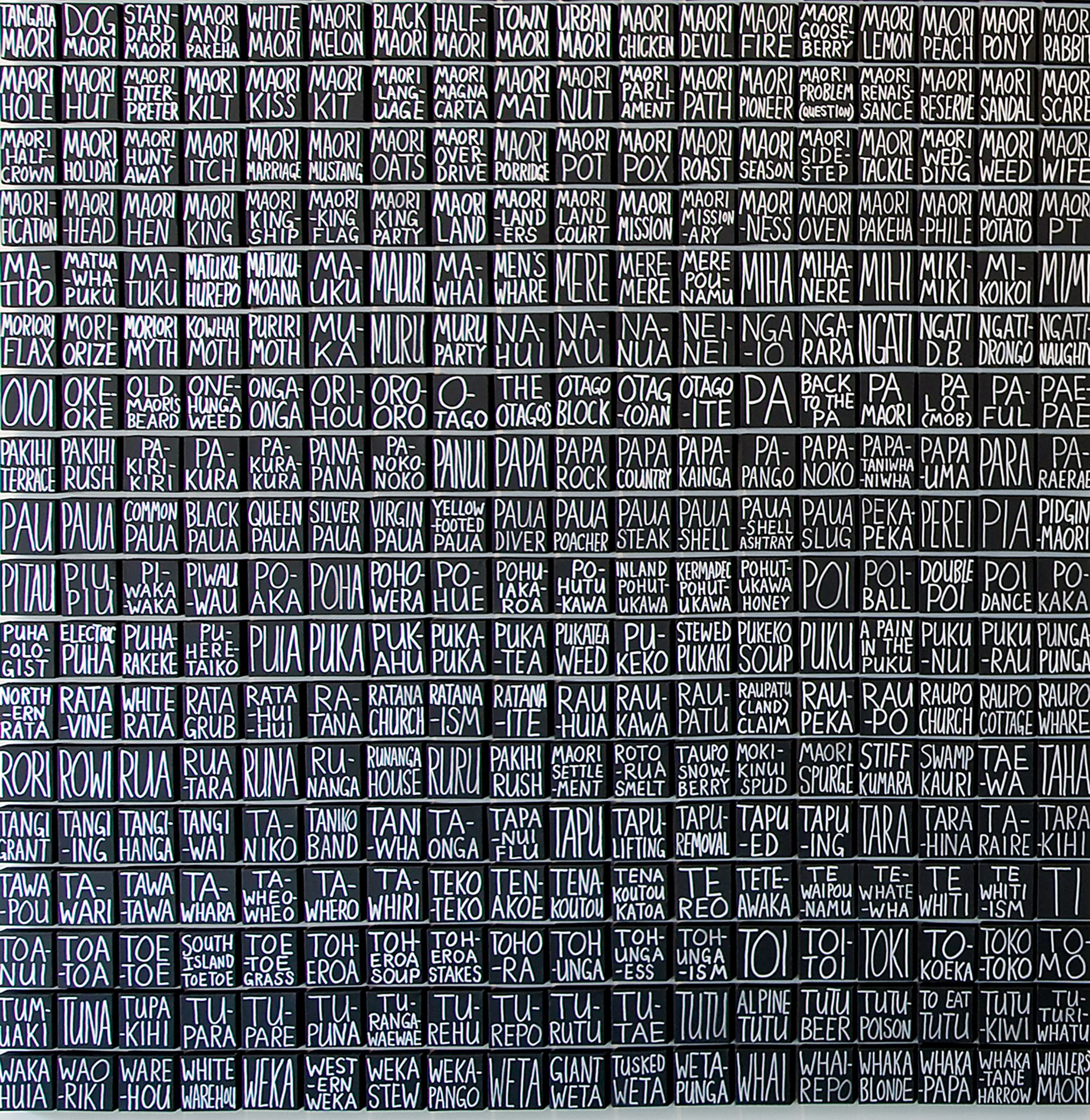 John Reynolds, Detail of Looking west, late afternoon, low water, 2007, acrylic on canvas, Victoria University of Wellington Art Collection, purchased 2007