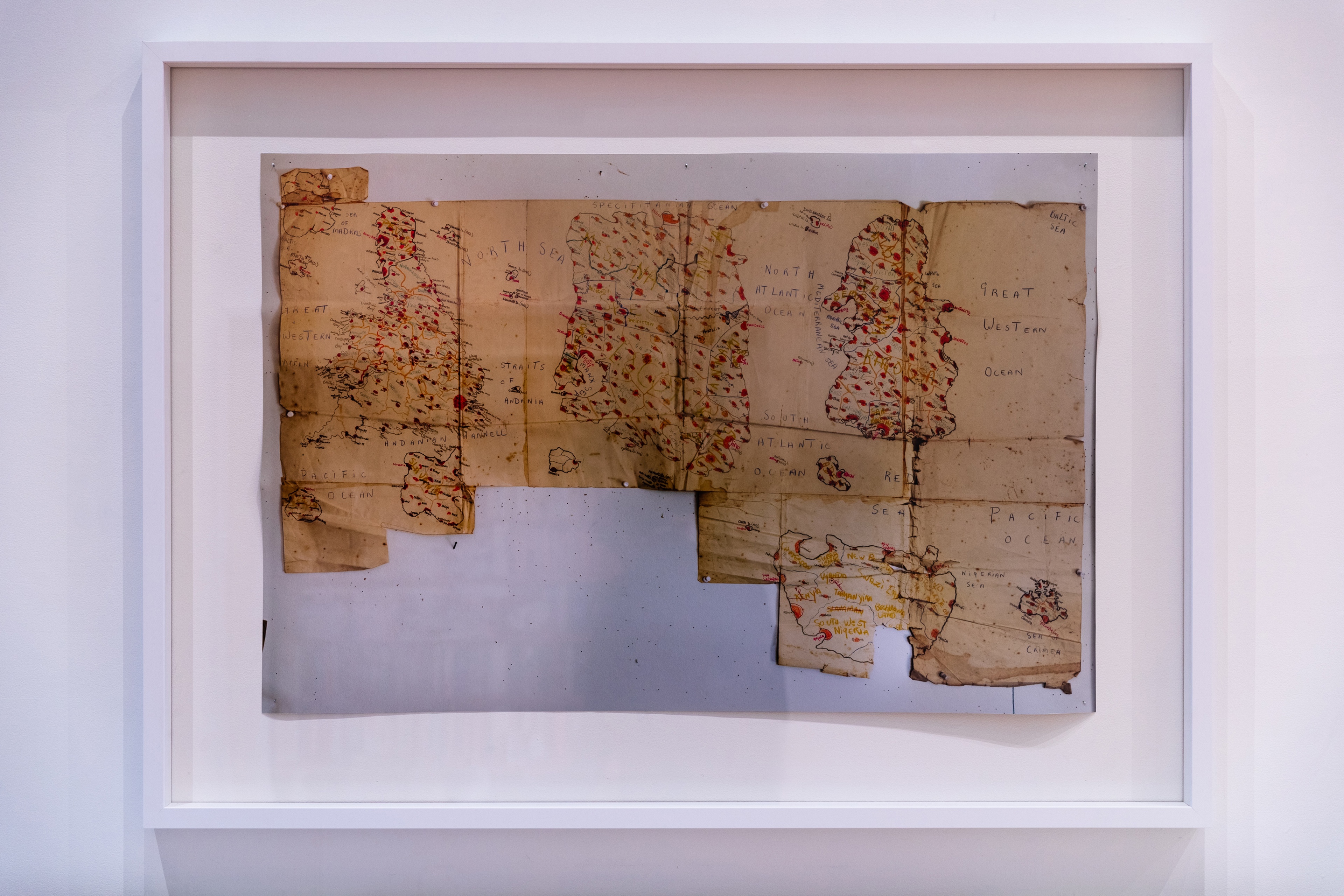 Installation view, Lucien Rizos: Everything, Te Pātaka Toi Adam Art Gallery, Te Herenga Waka Victoria University of Wellington, 2022. Photo: Ted Whitaker