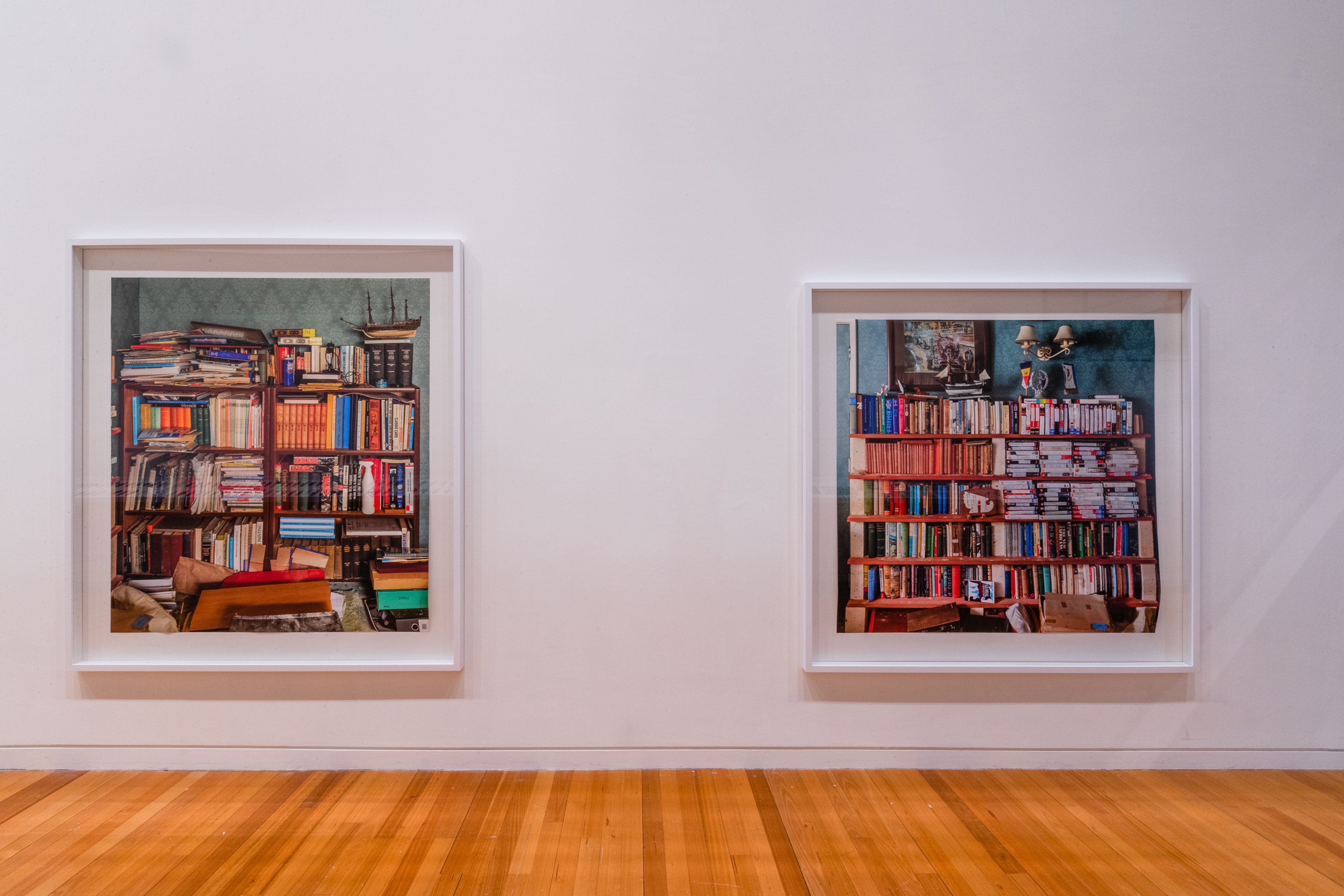 Installation view, Lucien Rizos: Everything, Te Pātaka Toi Adam Art Gallery, Te Herenga Waka Victoria University of Wellington, 2022. Photo: Ted Whitaker