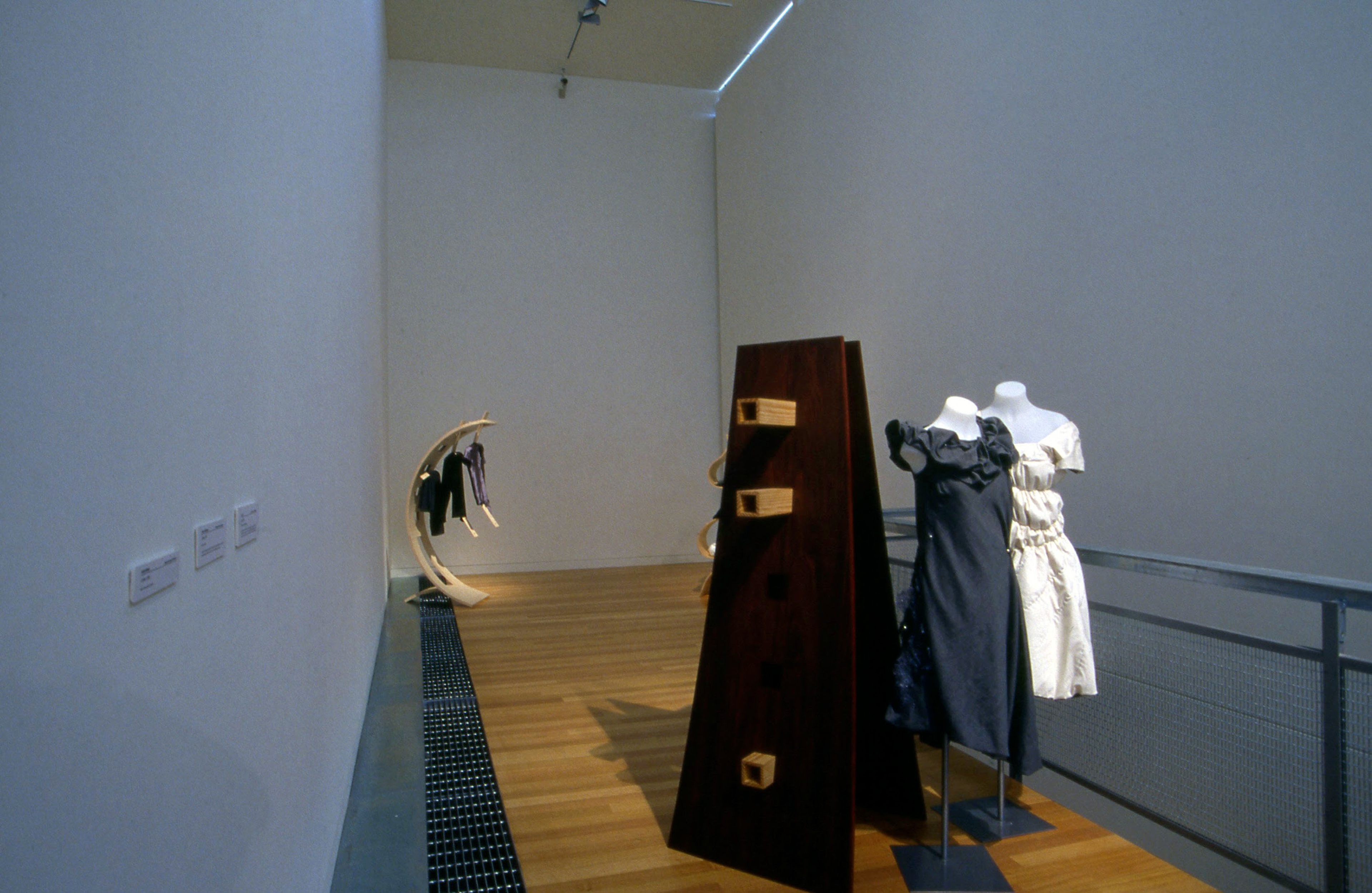 Installation view, MATERIALISE, Adam Art Gallery Te Pātaka Toi, Victoria University of Wellington, 2002