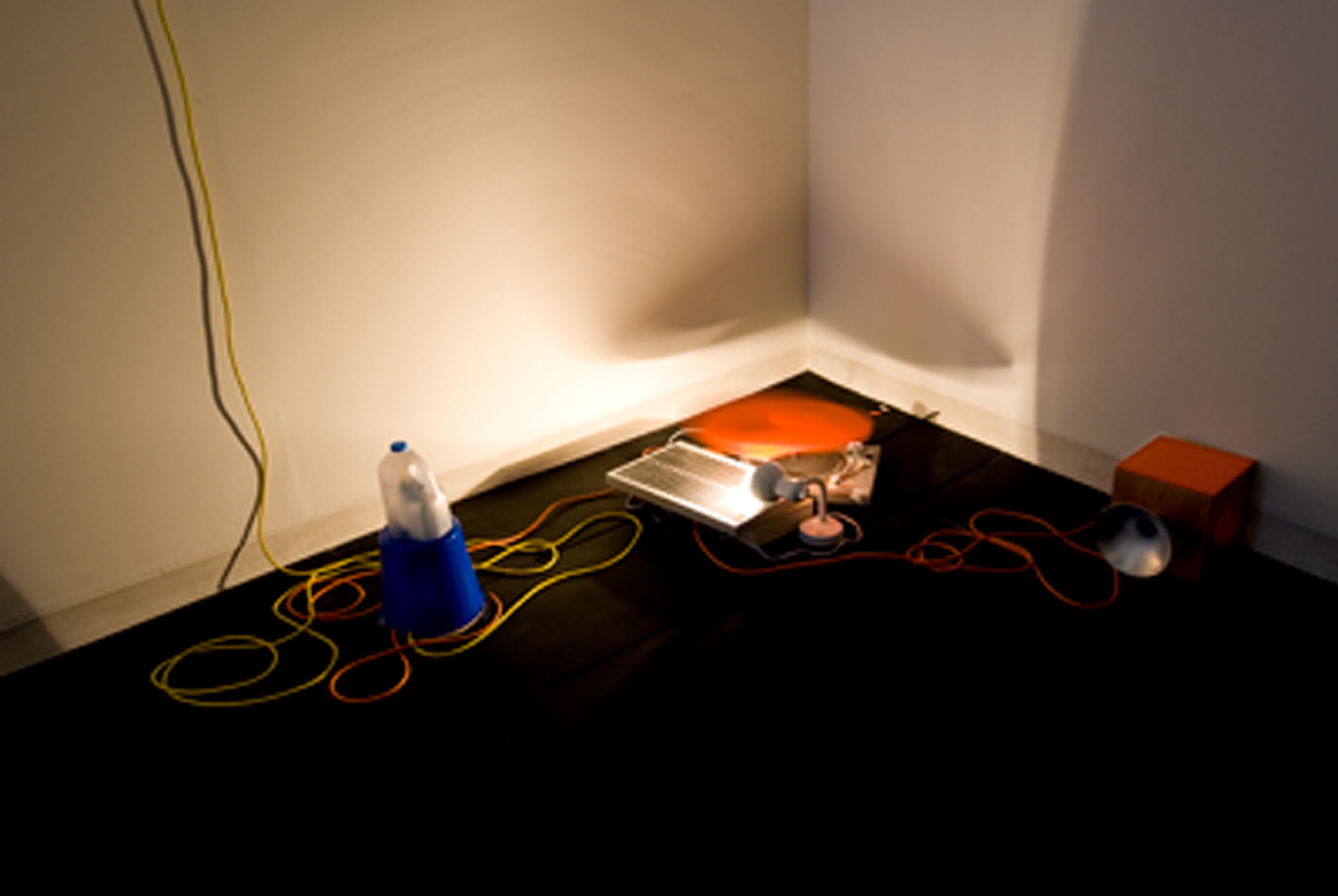 Sam Morrison, Whiff Whaff, 2008, mixed media. Installation view, Opposites Attract, Adam Art Gallery Te Pātaka Toi, Victoria University of Wellington, 2008. Photo: Robert Cross