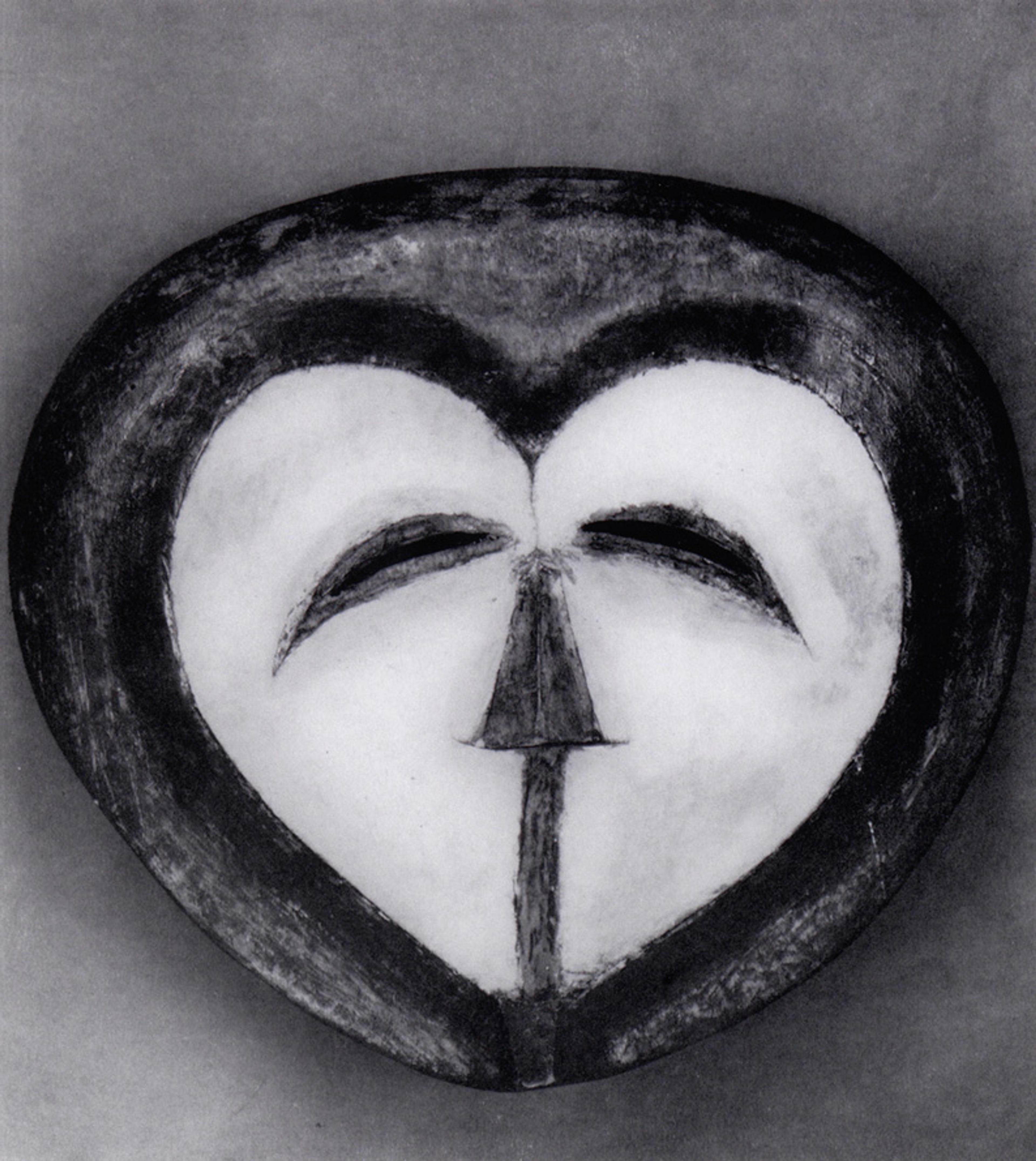 Sherrie Levine, African Masks After Walker Evans XV, 2014, 1 of 24 giclée inkjet prints, edition 9 of 12. Courtesy of the Artist, Simon Lee Gallery and the Walker Evans Archive, Metropolitan Museum of Art, New York