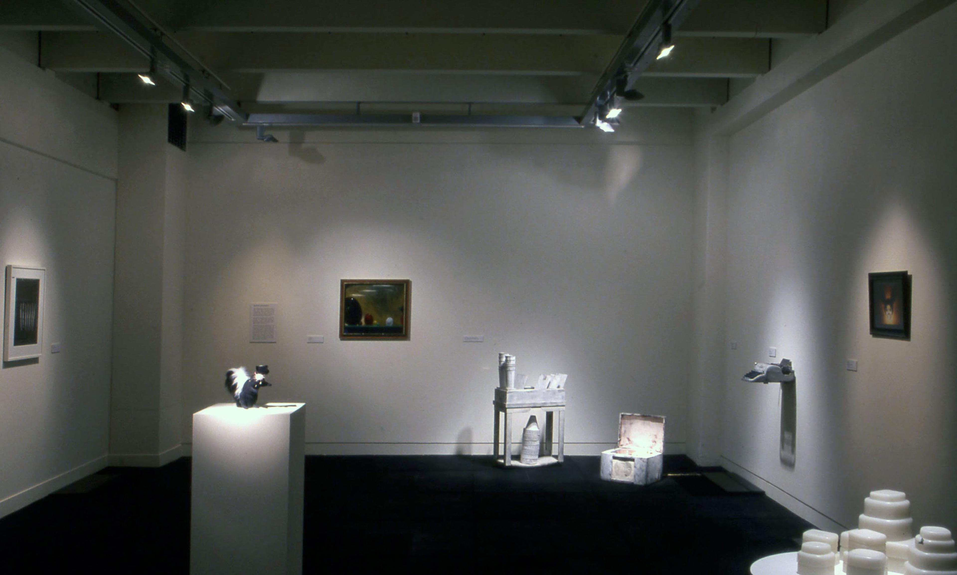 Installation view, Alive! Still Life into Twenty First Century, Adam Art Gallery Te Pātaka Toi, Victoria University of Wellington, 2001
