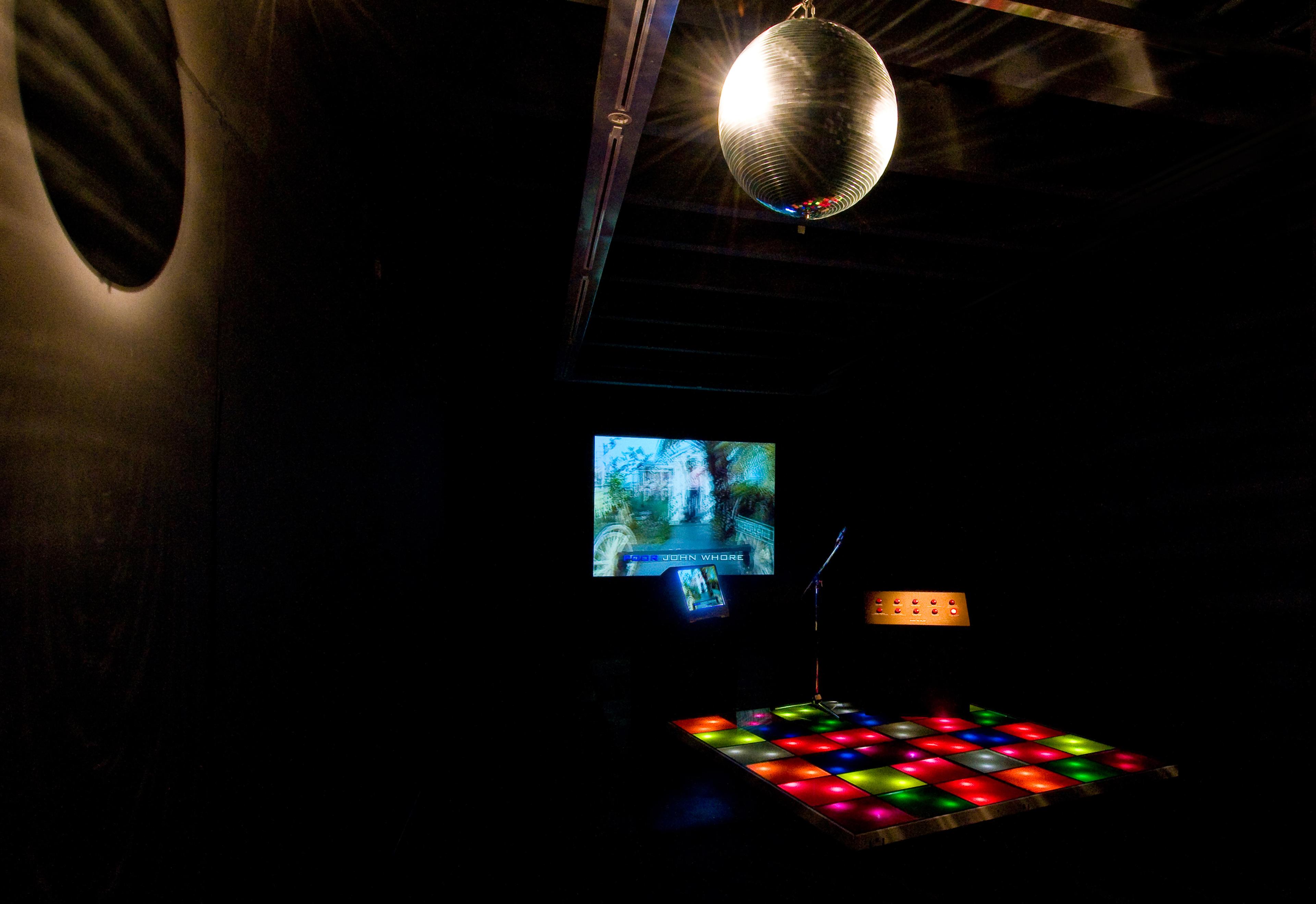 Terry Urbahn, The Karaokes, 1995-97. Installation view, Play On, Adam Art Gallery, Victoria University of Wellington