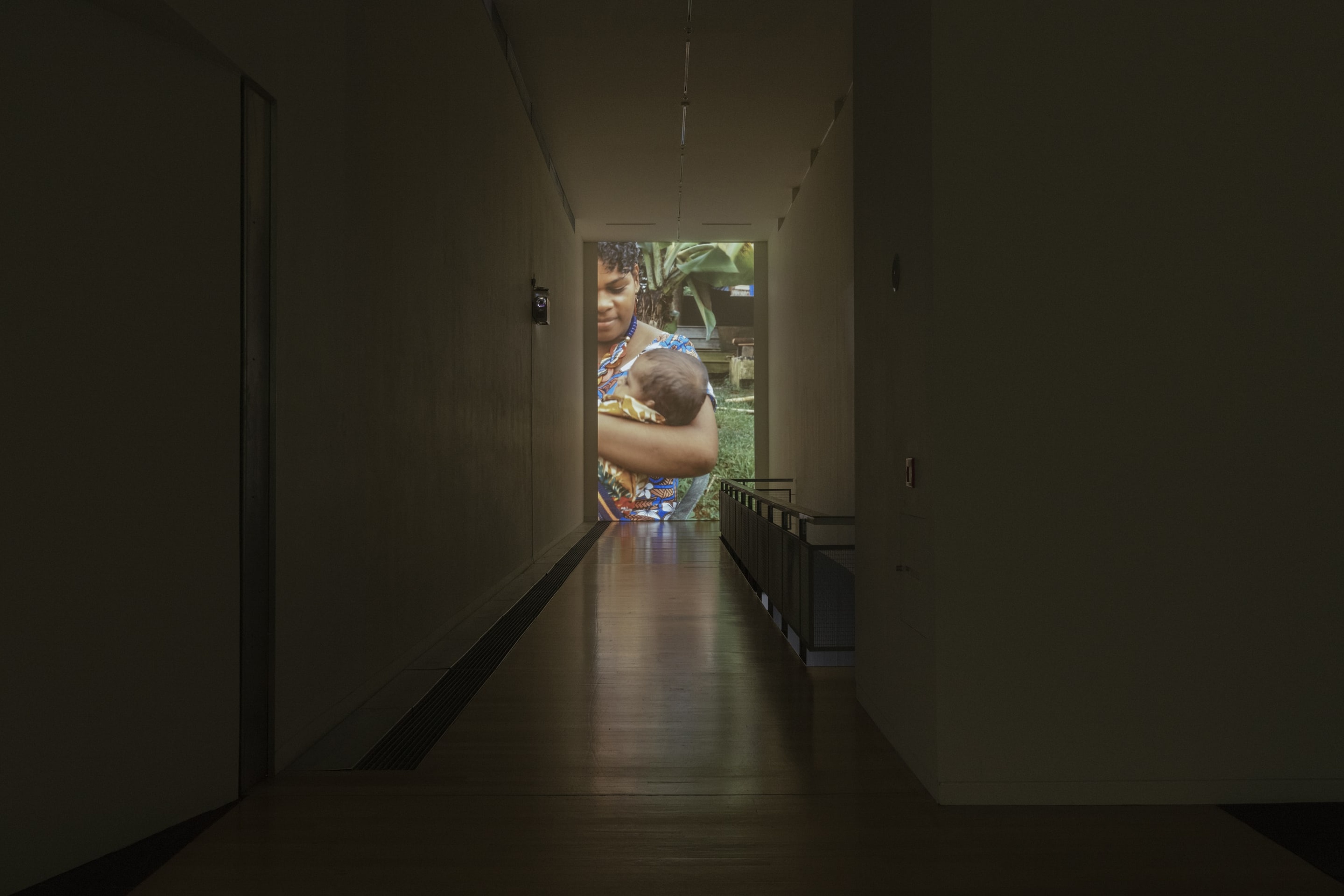 Luke Willis Thompson, How long?, 2018, 16mm colour negative film transferred to digital video, silent. Installation view at Adam Art Gallery Te Pātaka Toi, Victoria University of Wellington, 21 February – 15 April 2018