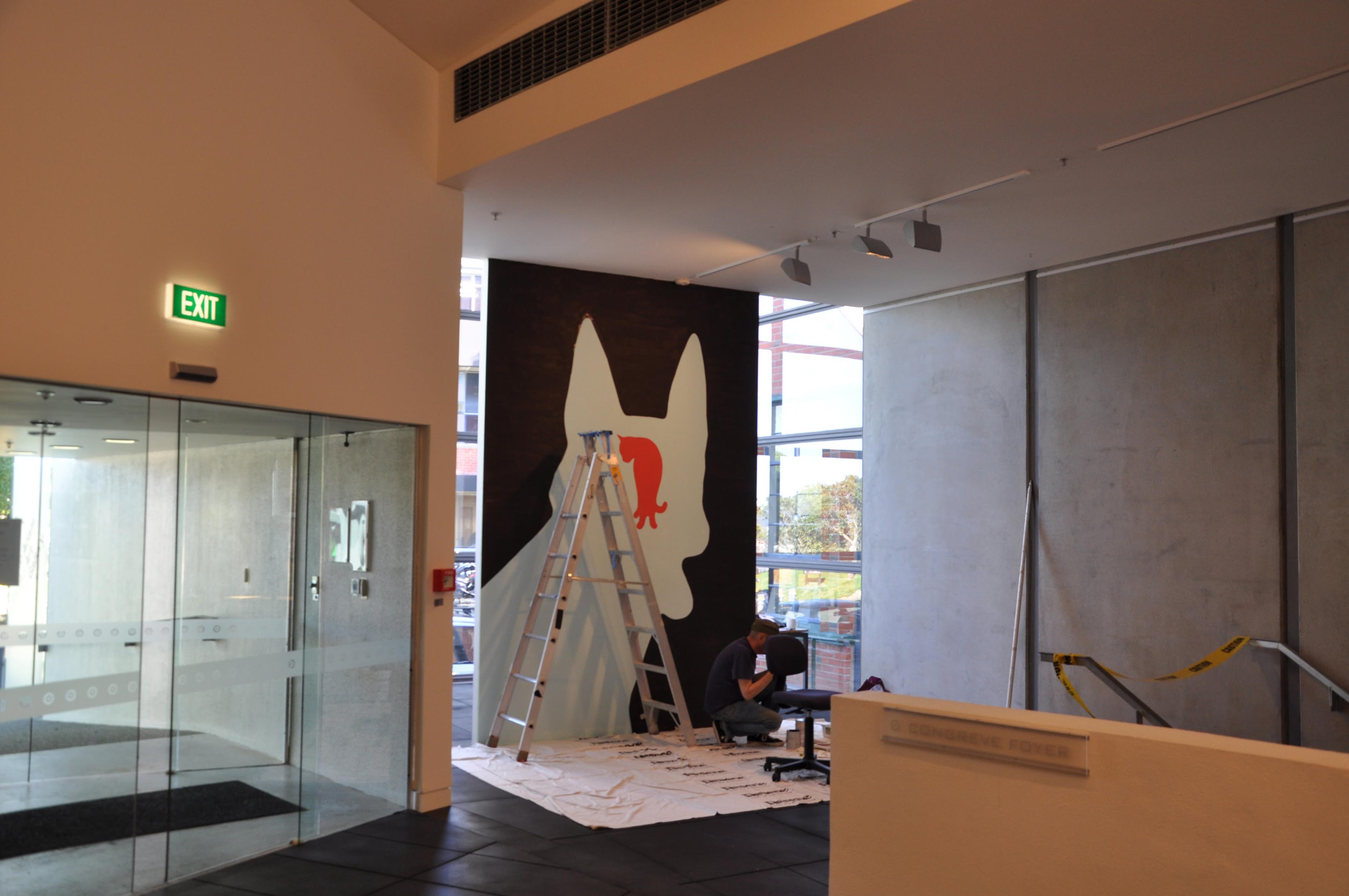 Michael Harrison, Illusion of the flesh, 1999–2009. Installation view, Wall Works, Adam Art Gallery Te Pātaka Toi, Victoria University of Wellington, 17 September 2009