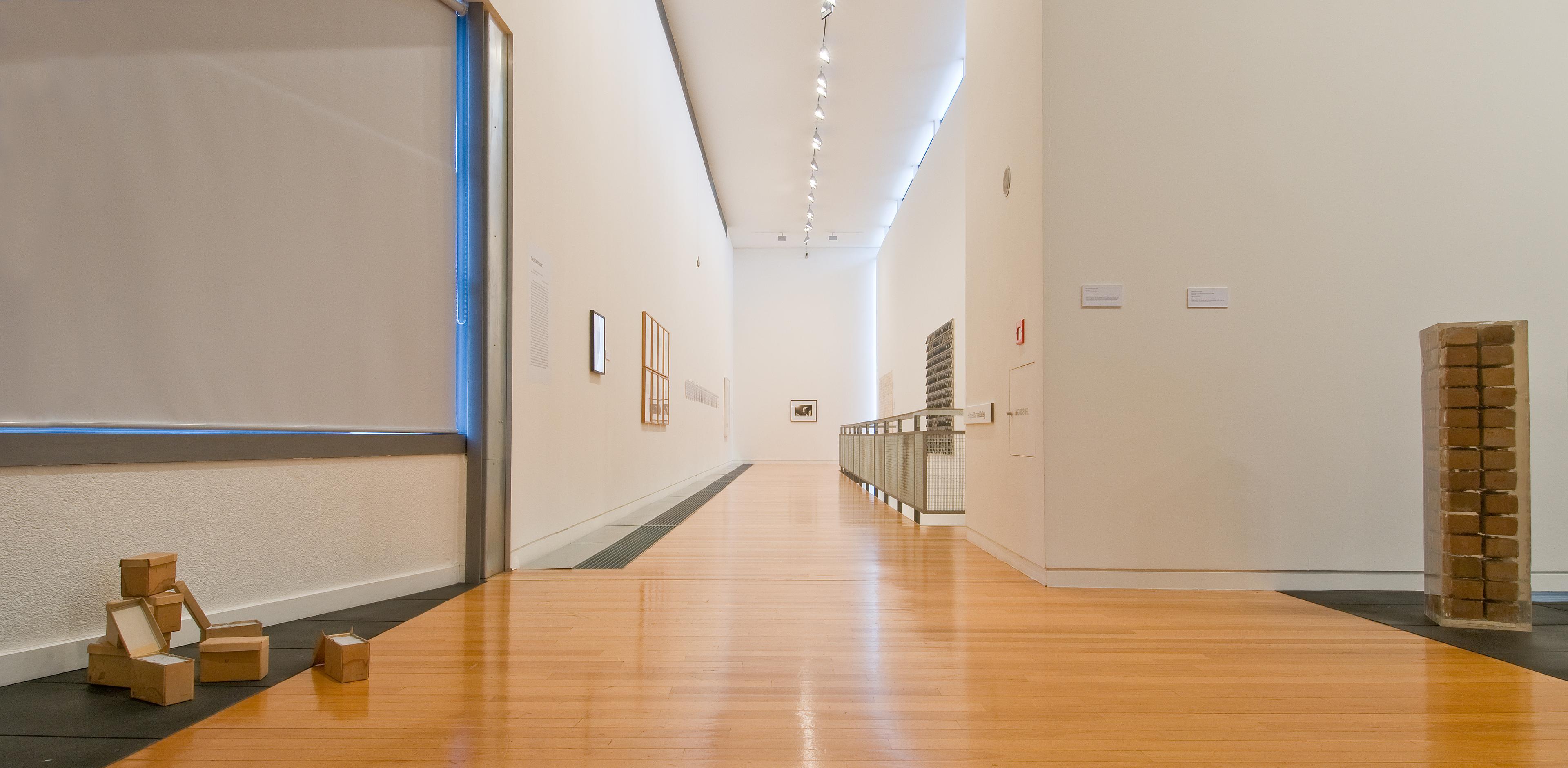 Installation view, Peripheral Relations: Marcel Duchamp and New Zealand Art 1960-2011, Adam Art Gallery Te Pātaka Toi, Victoria University of Wellington, 2012. Photo: Robert Cross