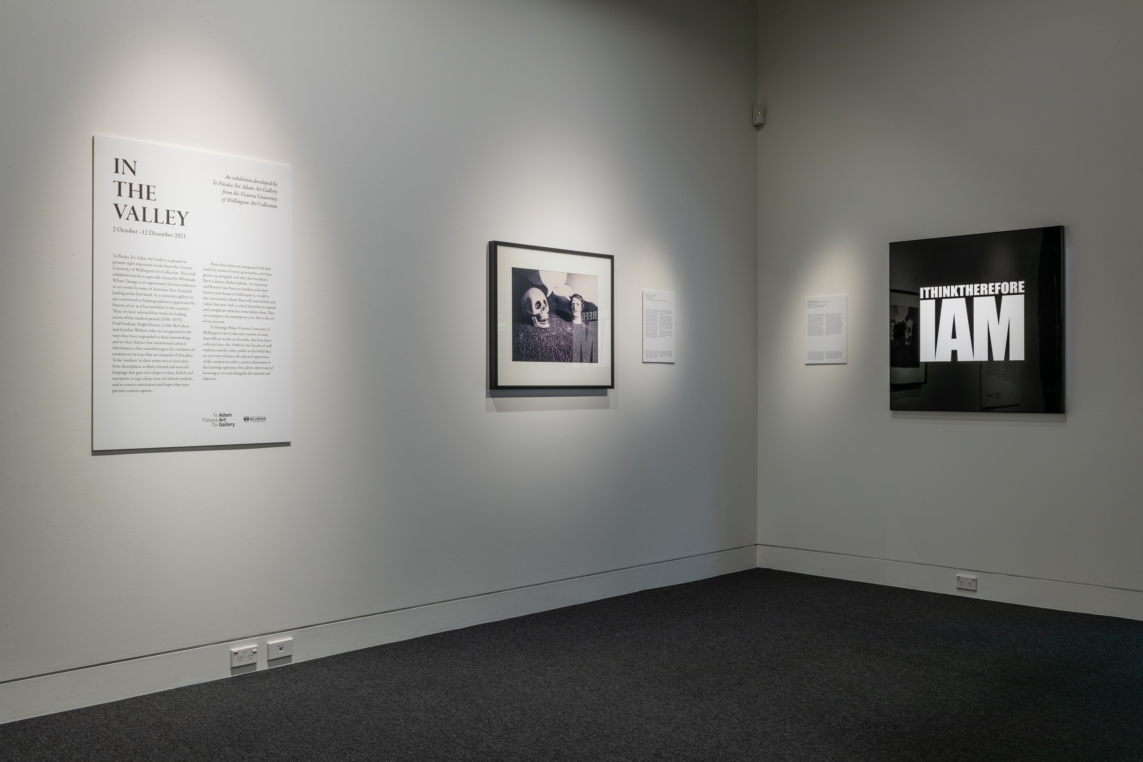 Installation view of 'In the Valley' an exhibition