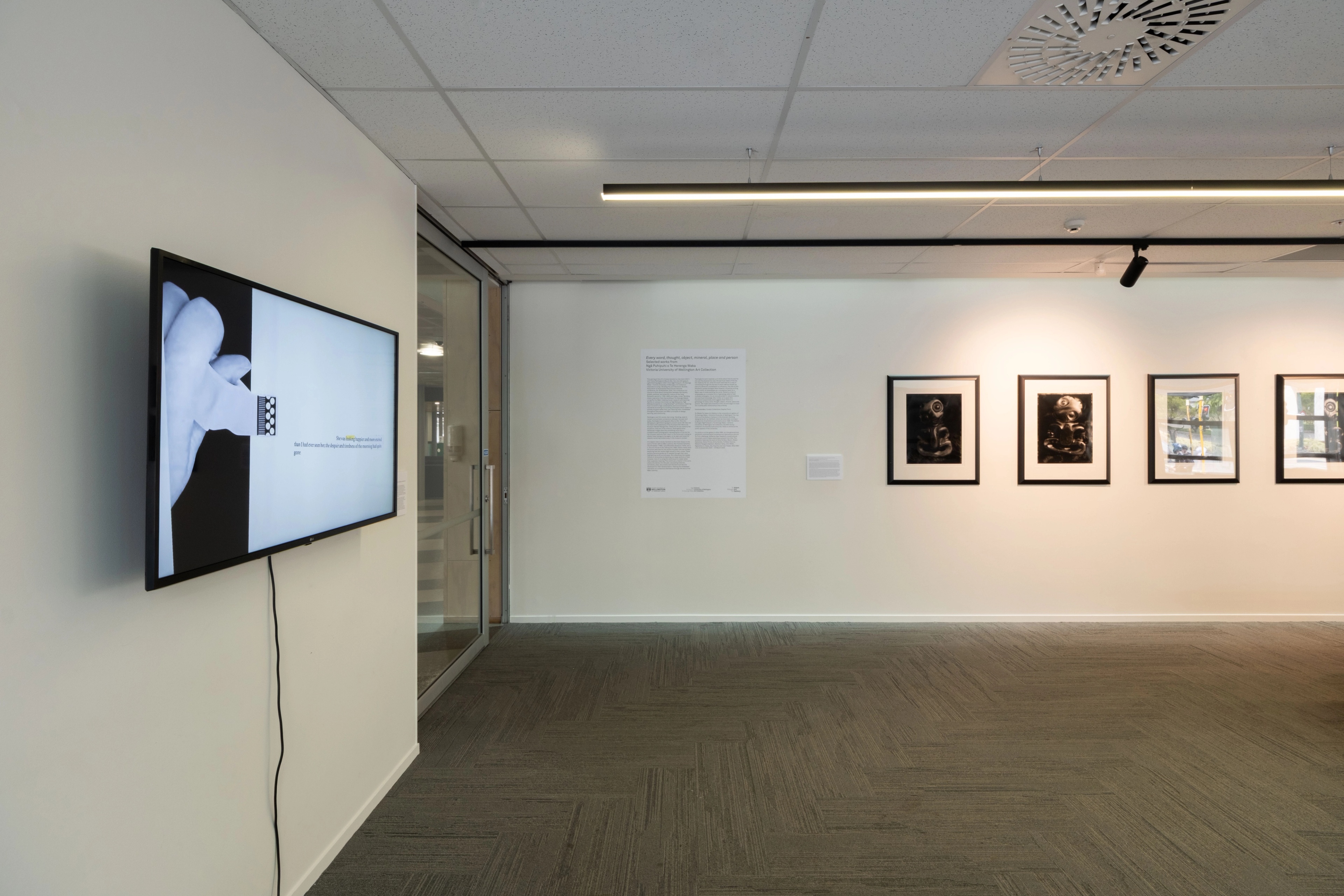 Installation view of exhibition