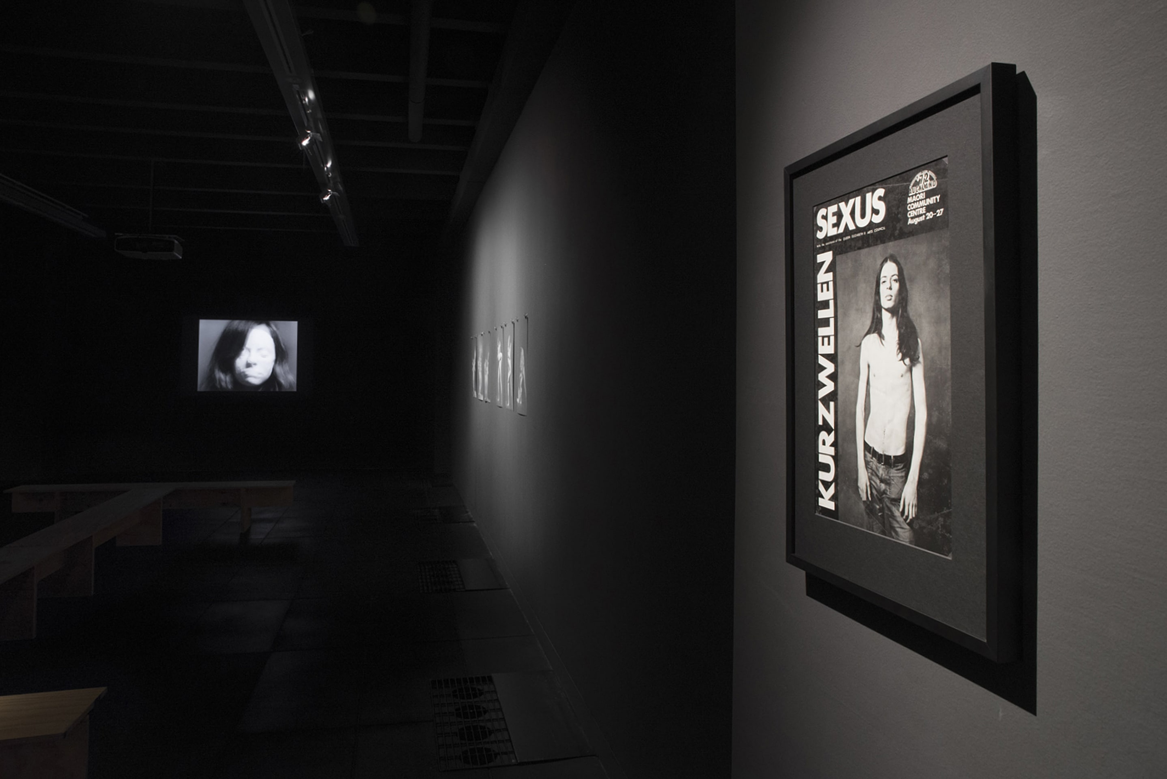 Installation view of Jack Body, Sexus, 1971-72, on view in Acting Out at Adam Art Gallery Te Pātaka Toi, photo: Shaun Matthews