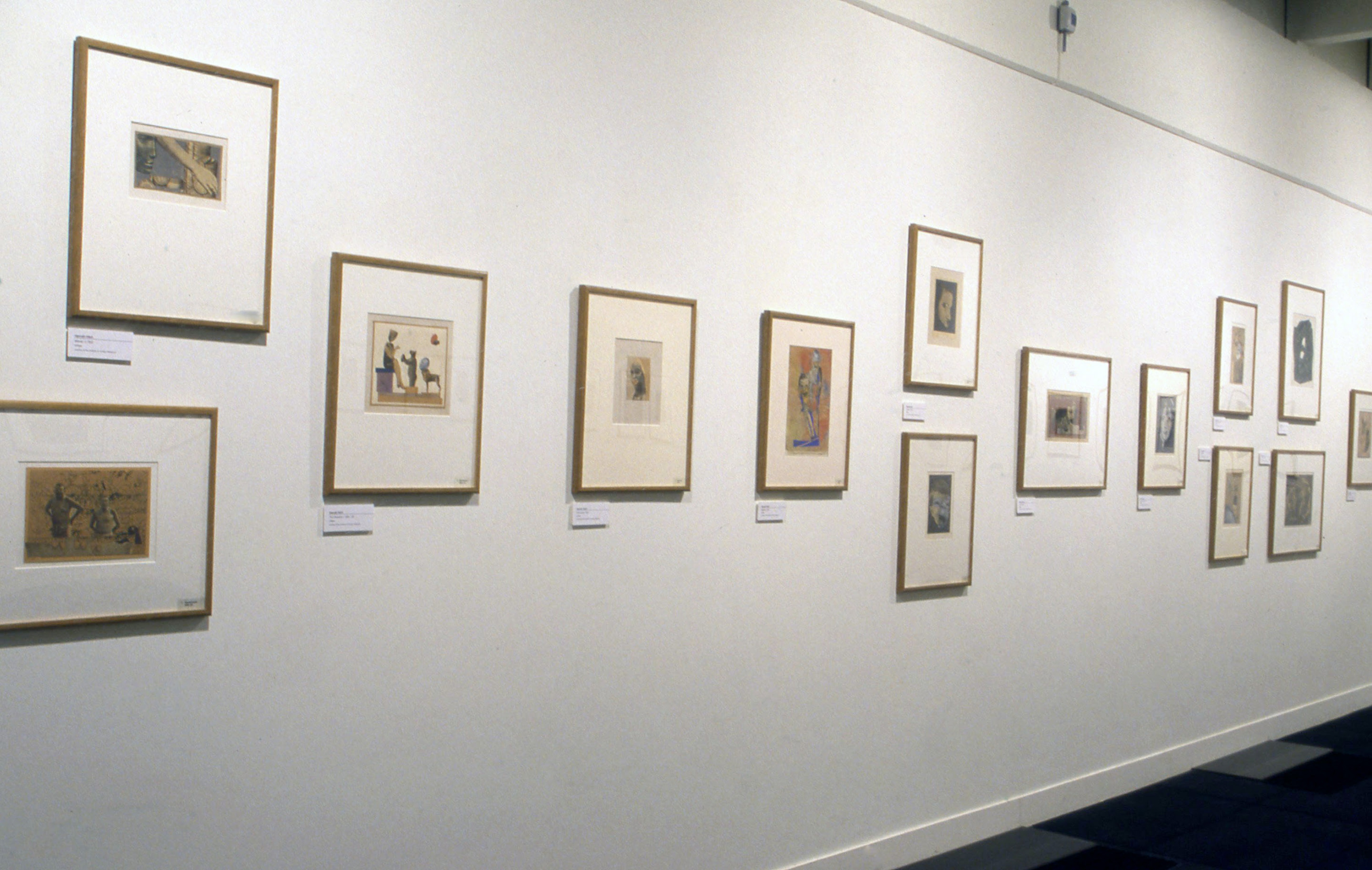 Installation view, Hannah Höch: Collages in Lights and Shadows, Adam Art Gallery Te Pātaka Toi, Victoria University of Wellington, 2002