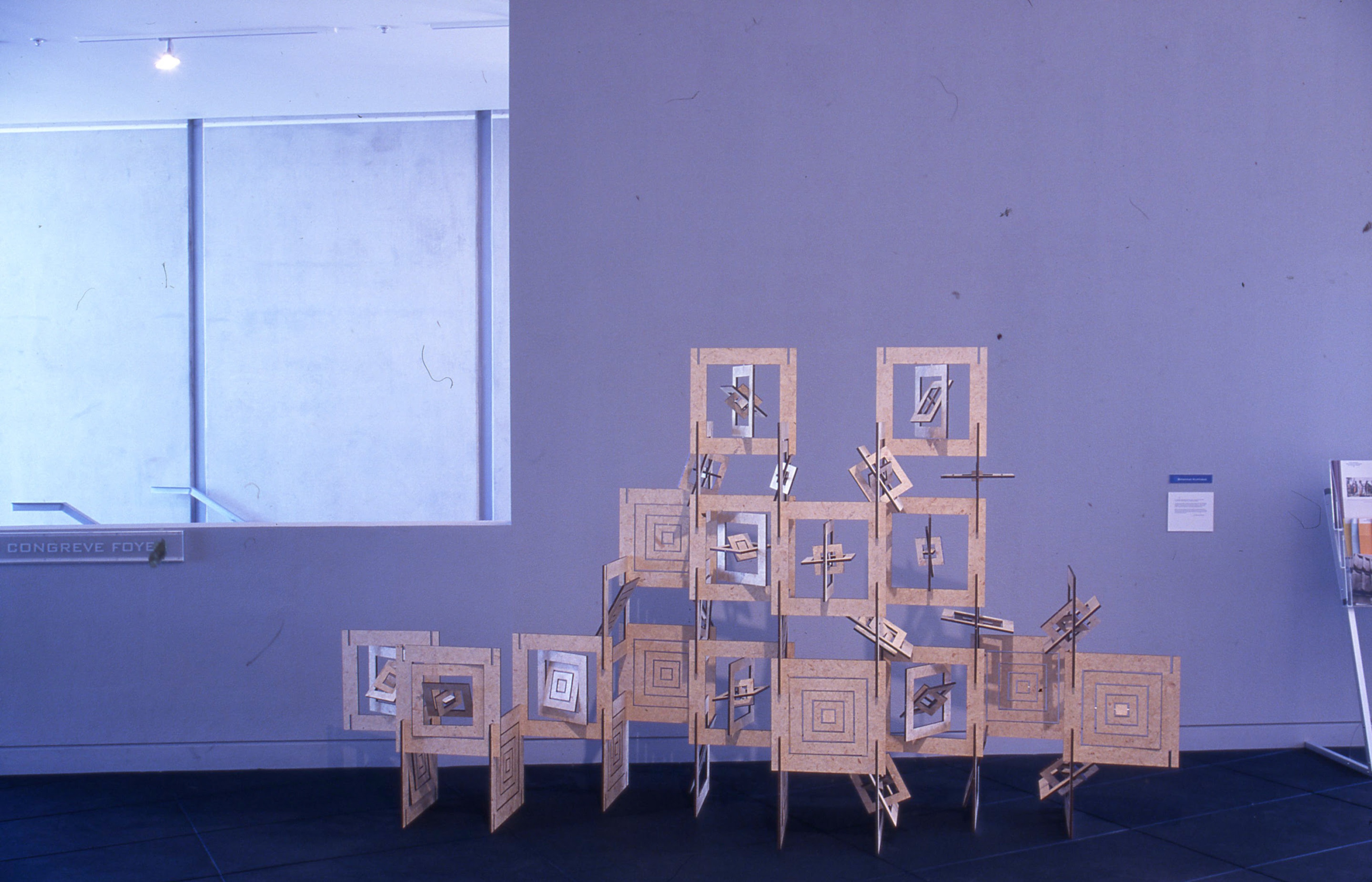 Installation view, Screens: Investigations and Interpretations, Adam Art Gallery Te Pātaka Toi, Victoria University of Wellington, 2000