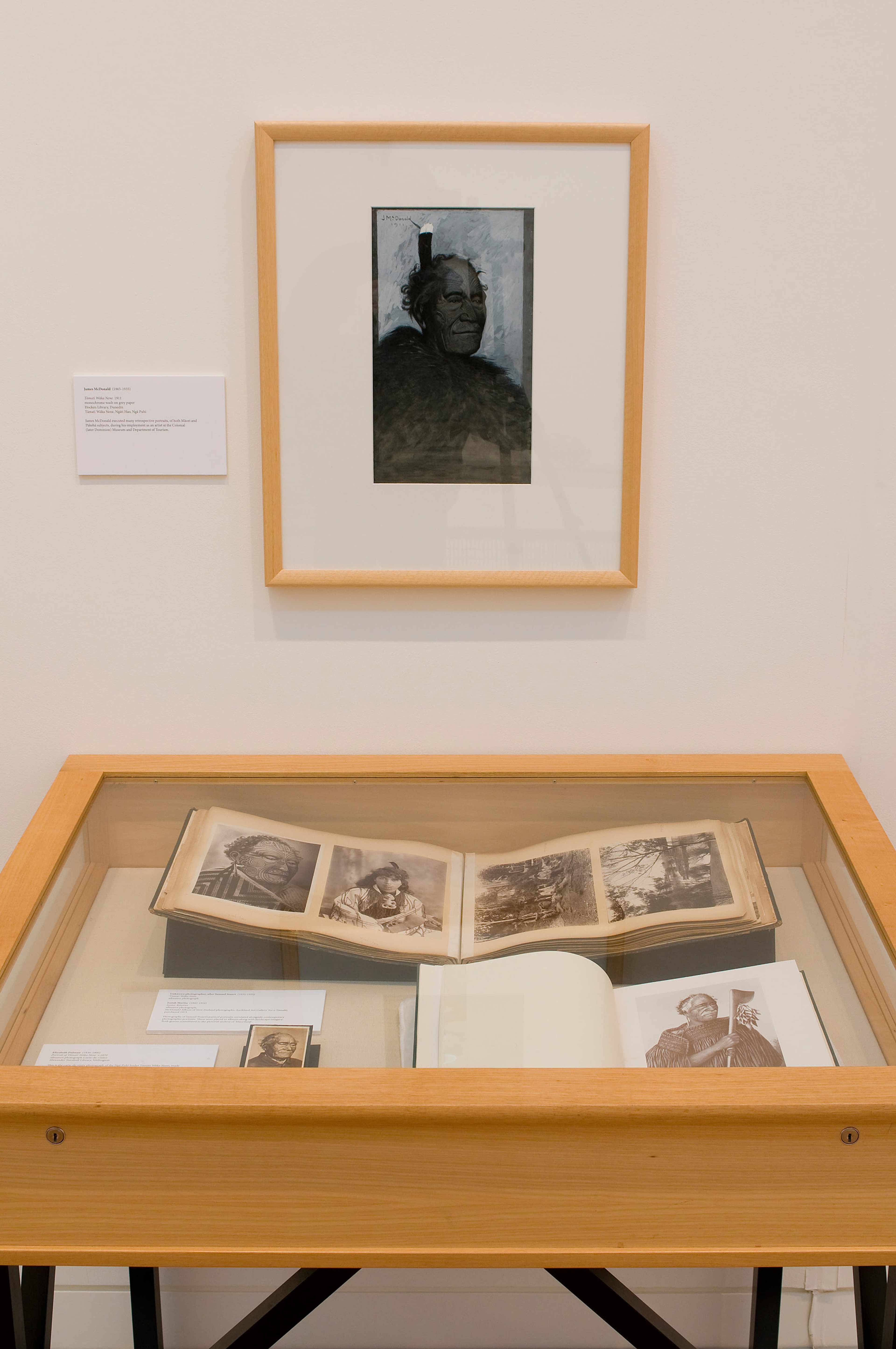Installation view, Te Mata: The Ethnological Portrait, Adam Art Gallery Te Pātaka Toi, Victoria University of Wellington, 2008